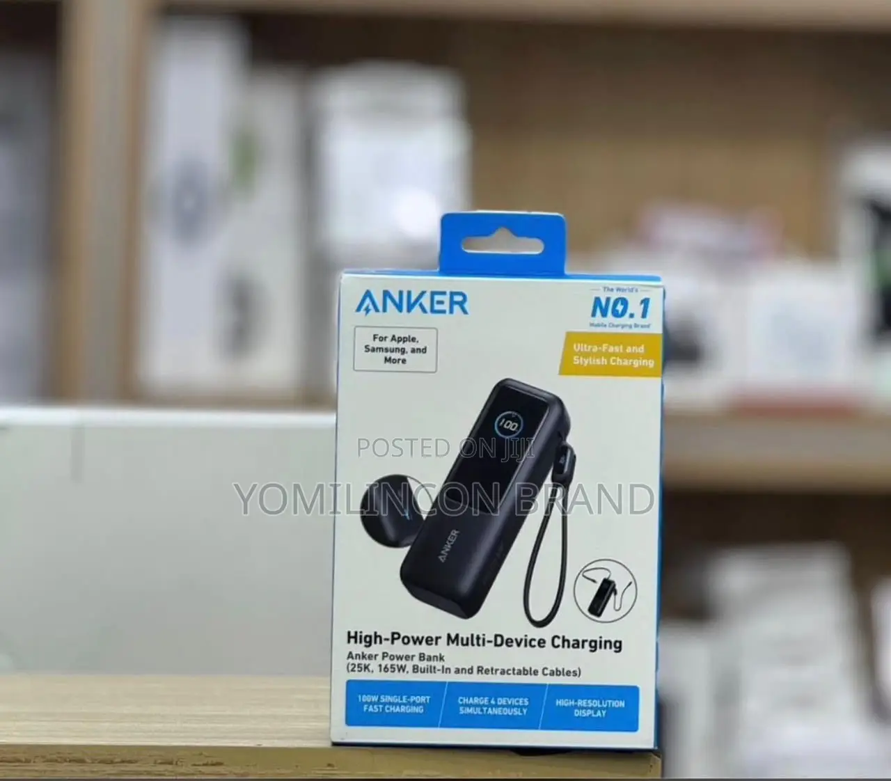 Anker Laptop Power Bank, 25,000mAh Travel Essential& 165W Total Output
