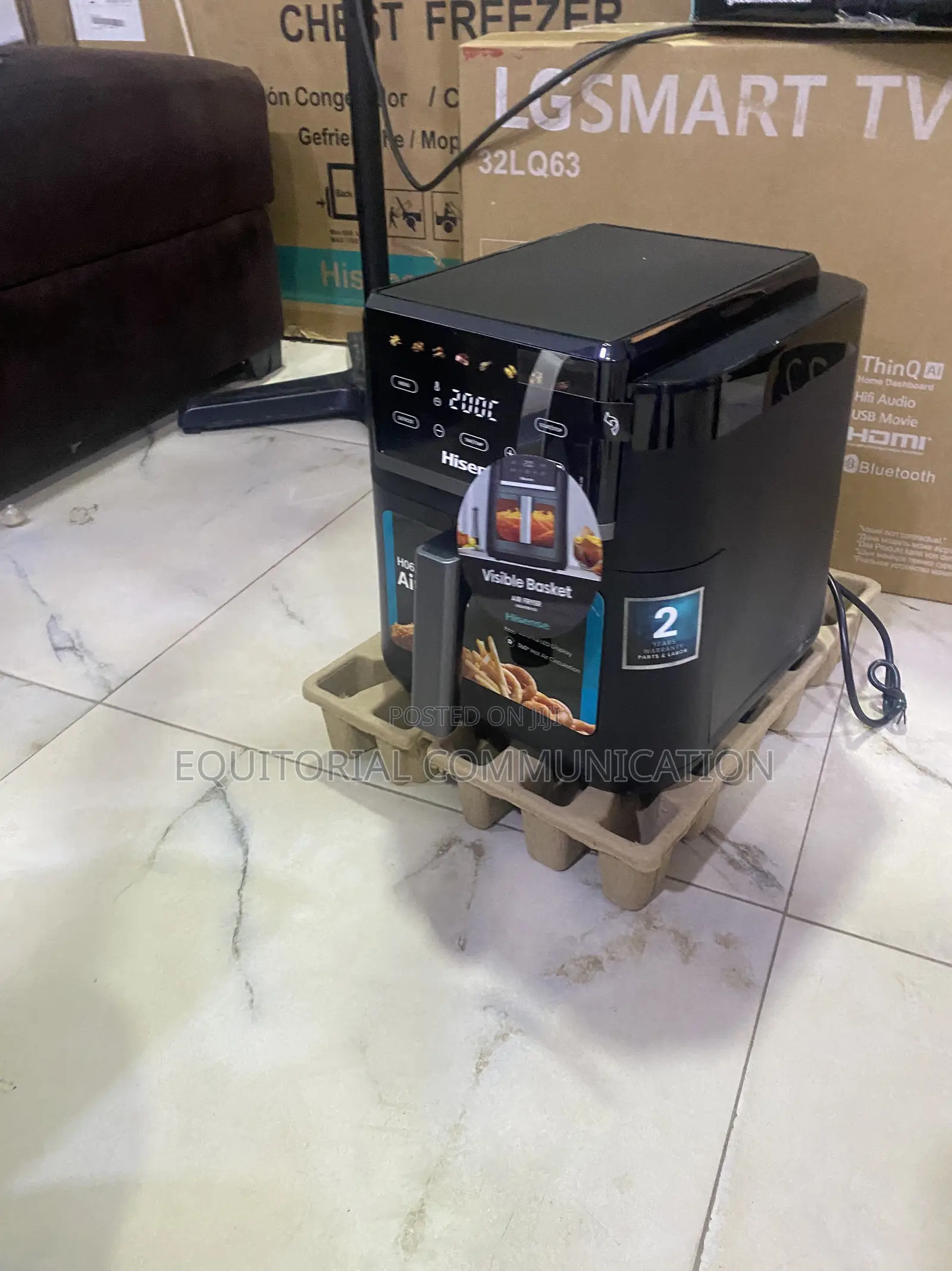 Hisense H06FBK1S3 Air Fryer 6.3L 1700W for Everyday Family Meals