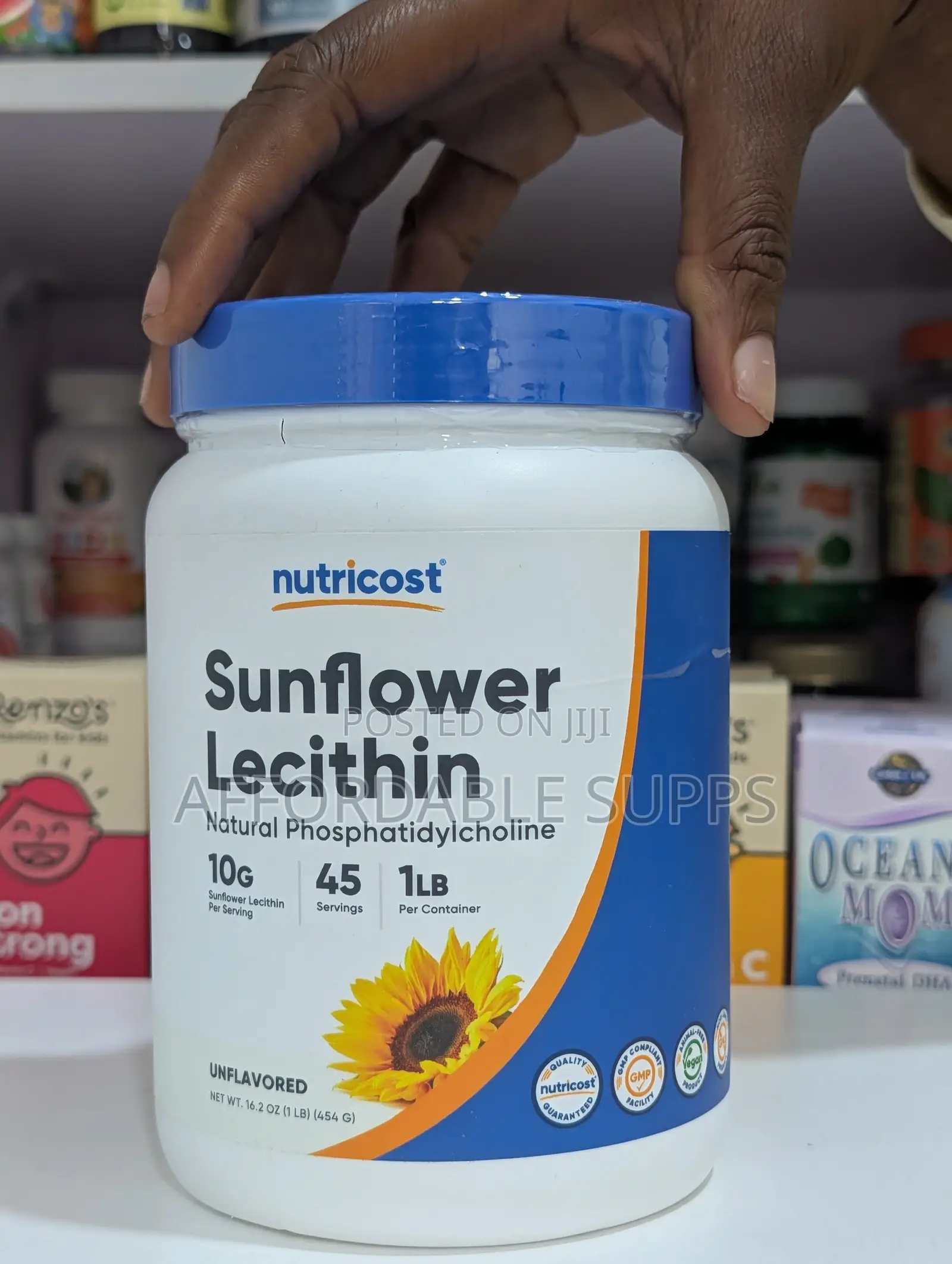 Nutricost Sunflower Lecithin Powder 454g – Phosphatidylcholine