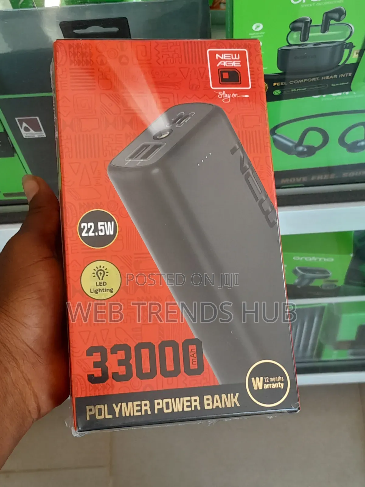 New Age 33000mAh Fast Charging Power Bank – Brand New