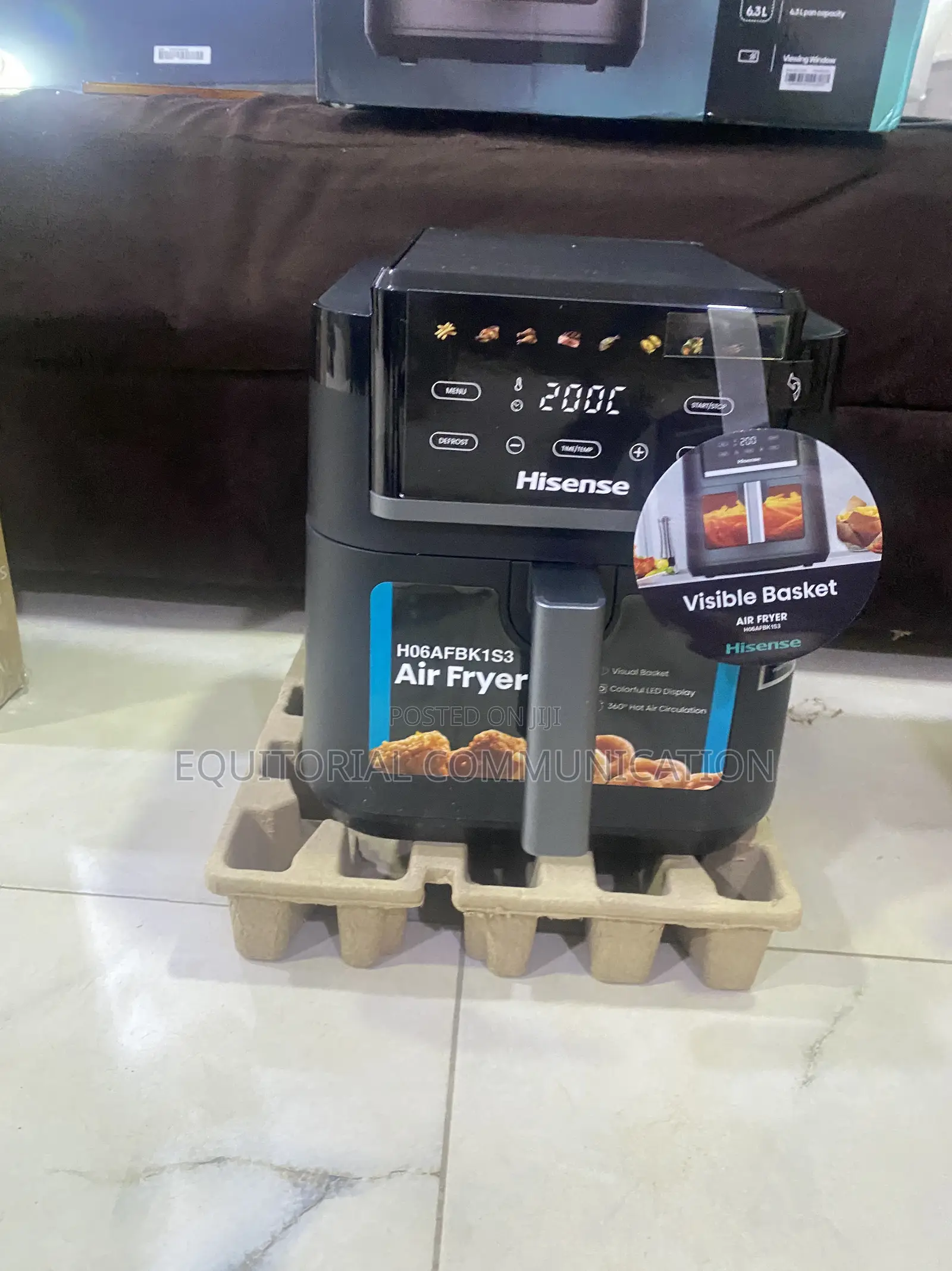 Hisense H06FBK1S3 1700W 6.3L Air Fryer for Tasty Home Meals