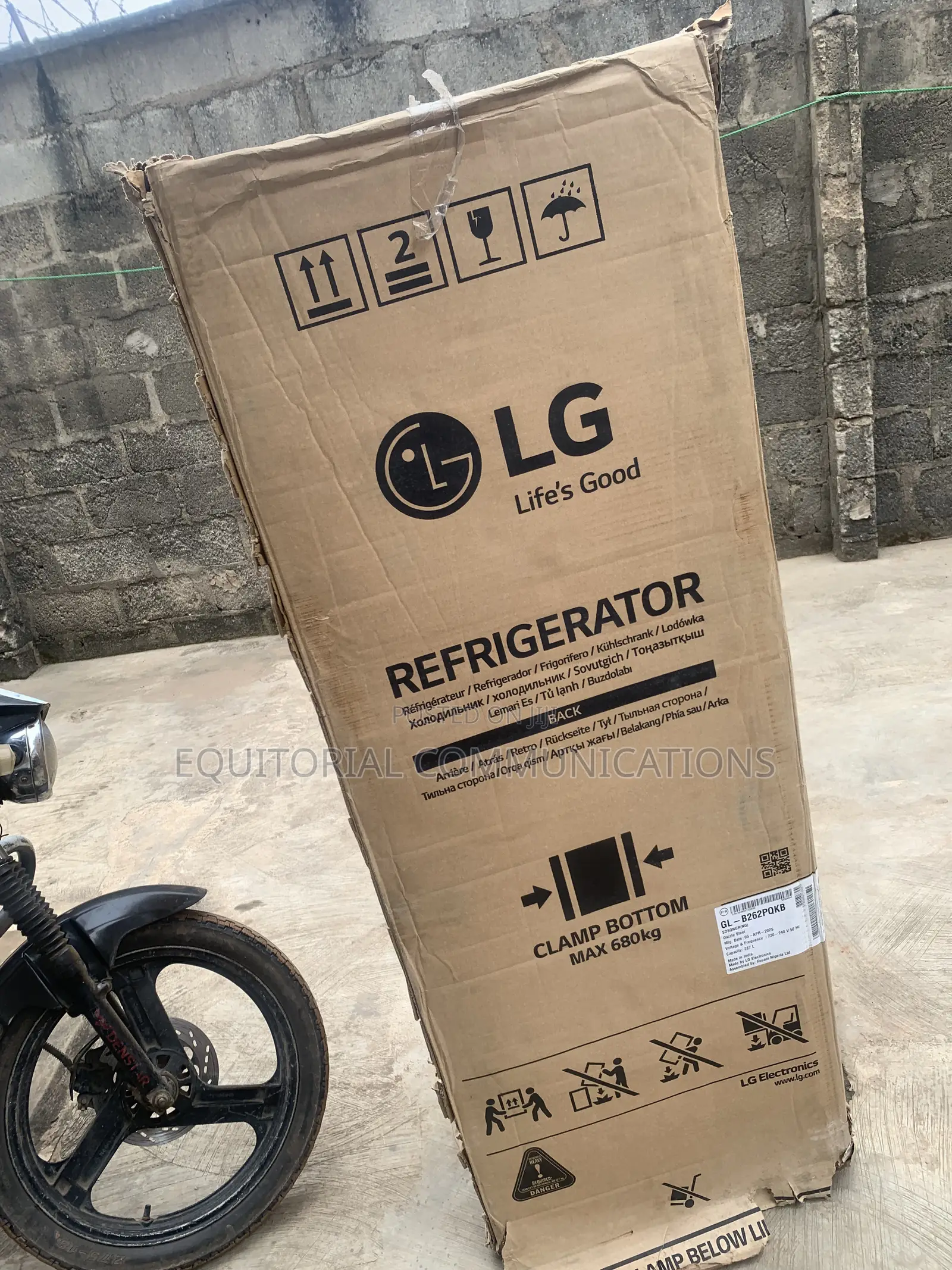 LG 287L Refrigerator With an Elegant and Modern Appearance