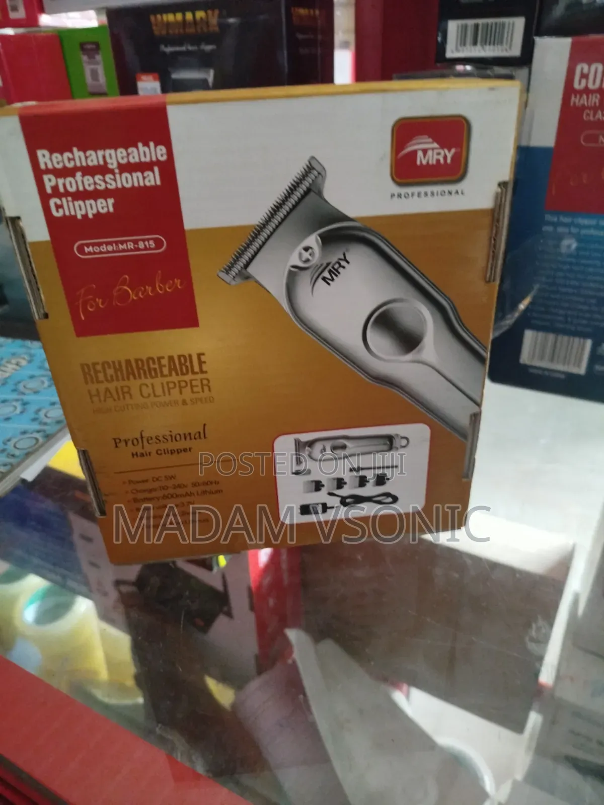 Mry Clipper Mr 815; Professional Cordless Clipper