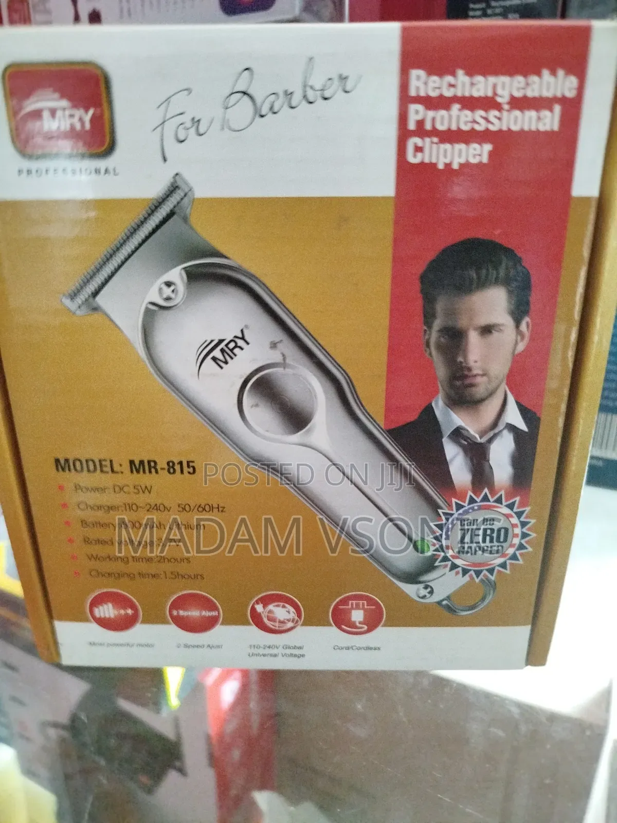 Mry Clipper Mr 815; Professional Cordless Clipper