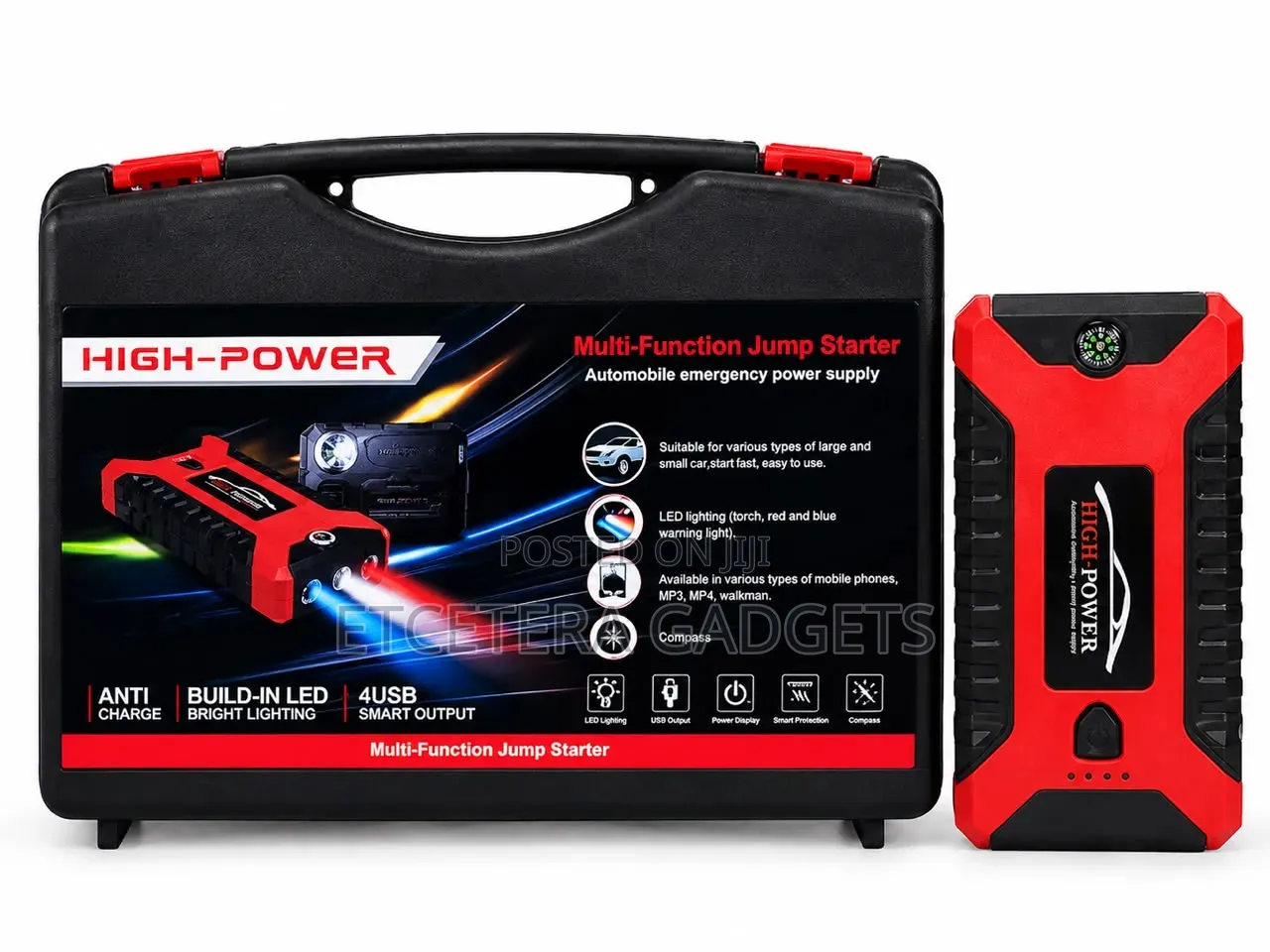 High Power Multi Function Jump Starter Powerbank