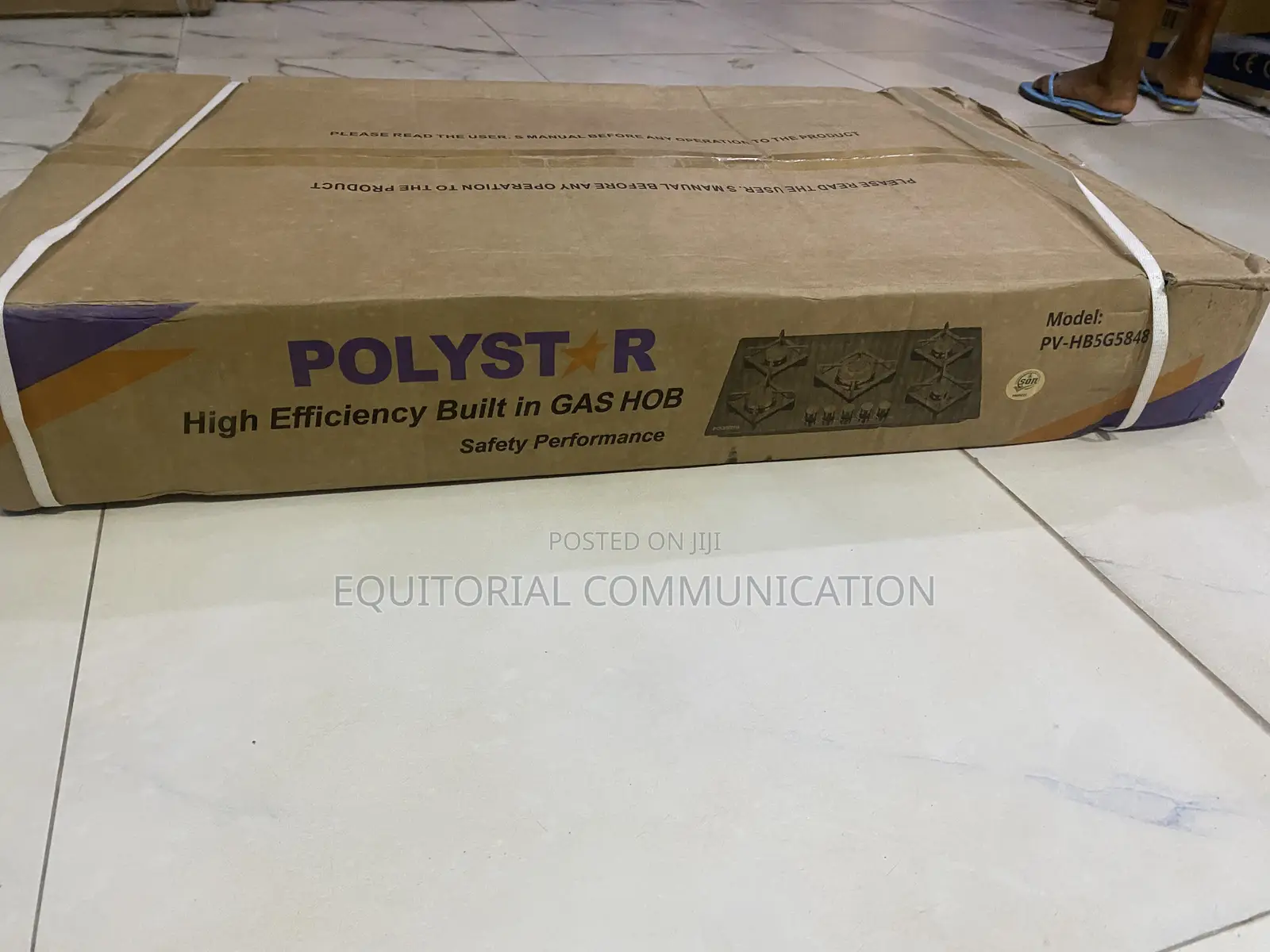 Polystar PV-HB5G5848 Five-Burner Built-in Gas Cooker Hob