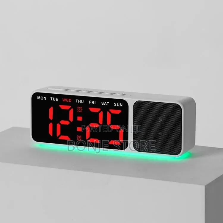 Digital Alarm Clock With Bluetooth