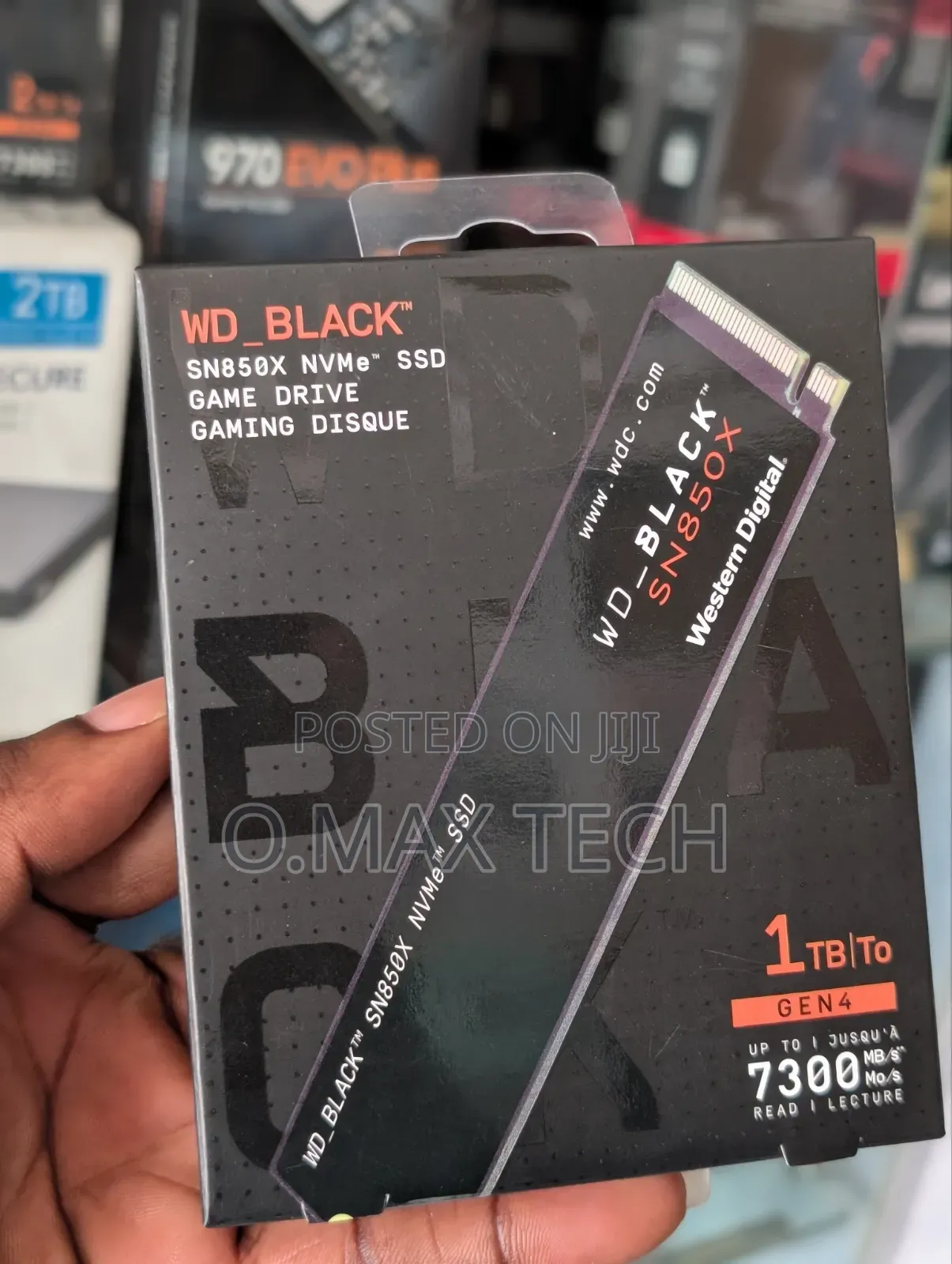 Wd_black Sn850x 1tb SSD Nvme 7,300 Mb/S