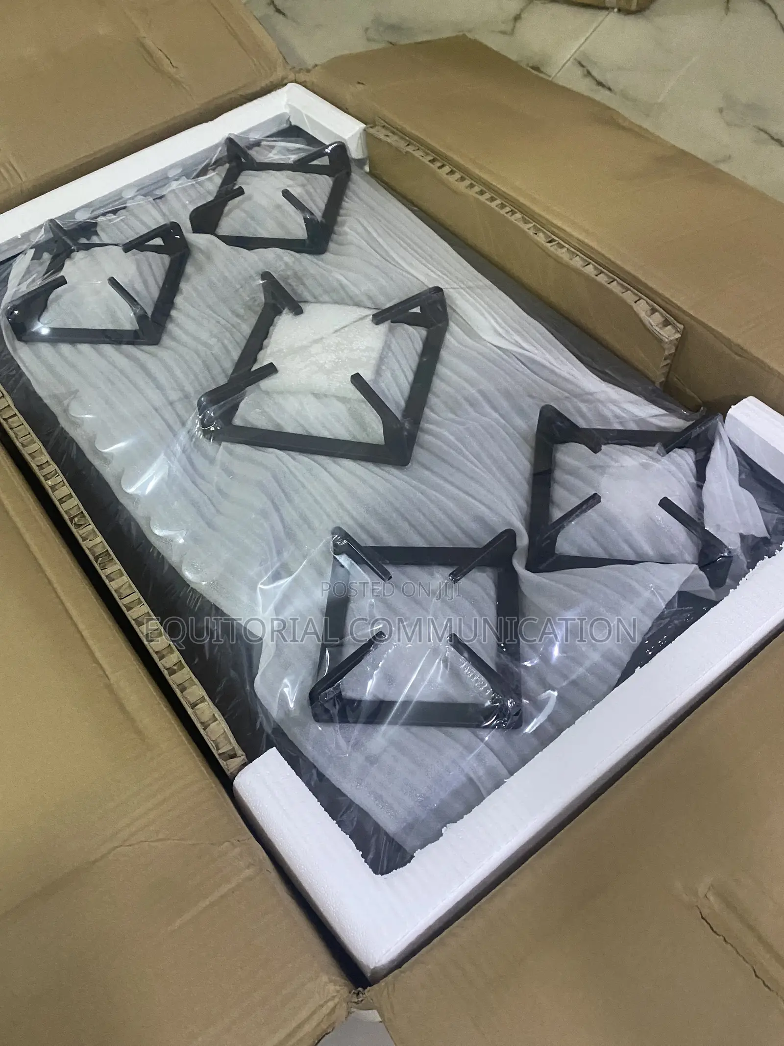 PV-HB5G5848 Polystar Gas Hob With Five Burners and Glass Top