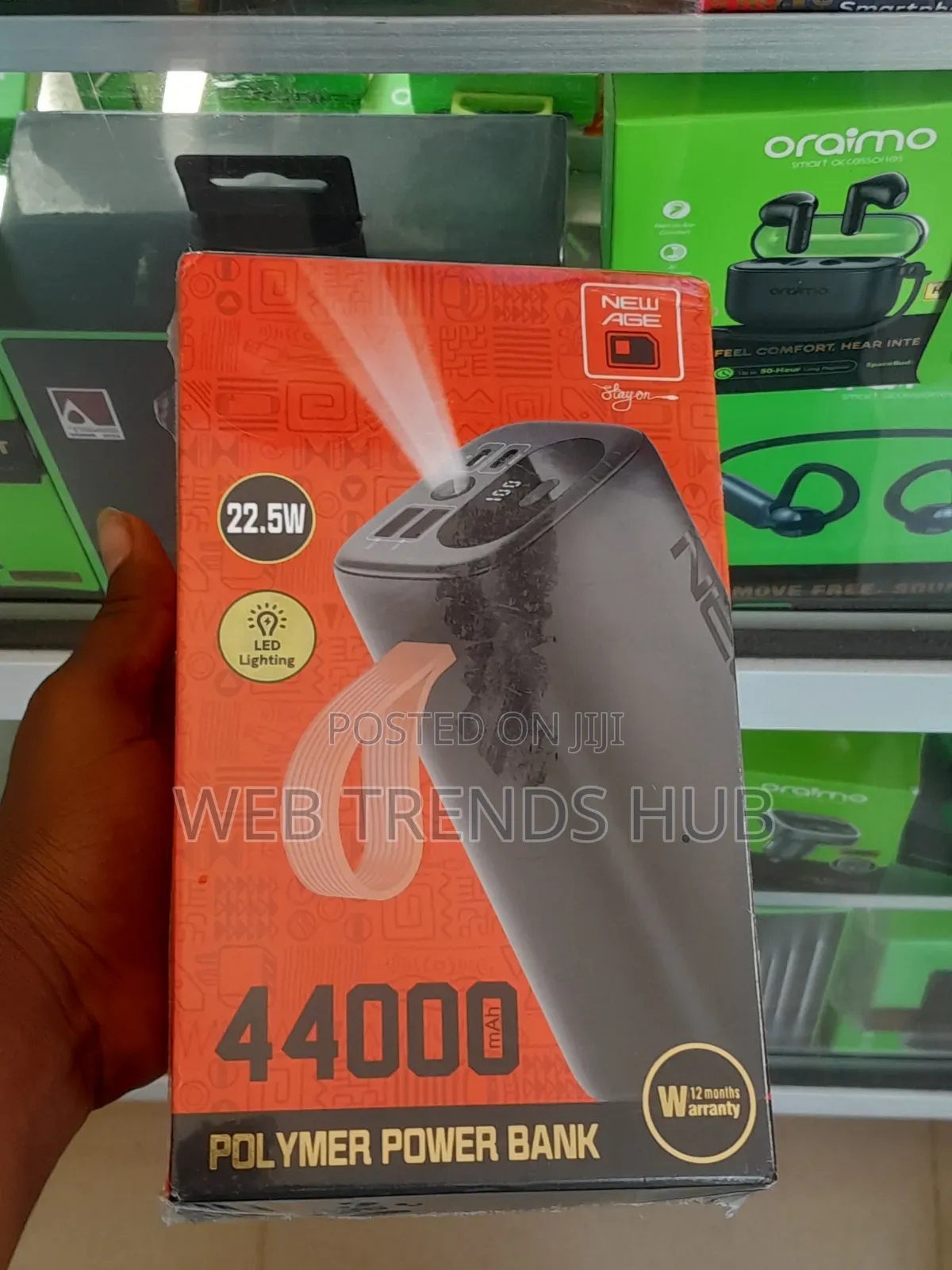 Original New Age 44000mAh 22.5W Fast Charge Polymer Power Bank