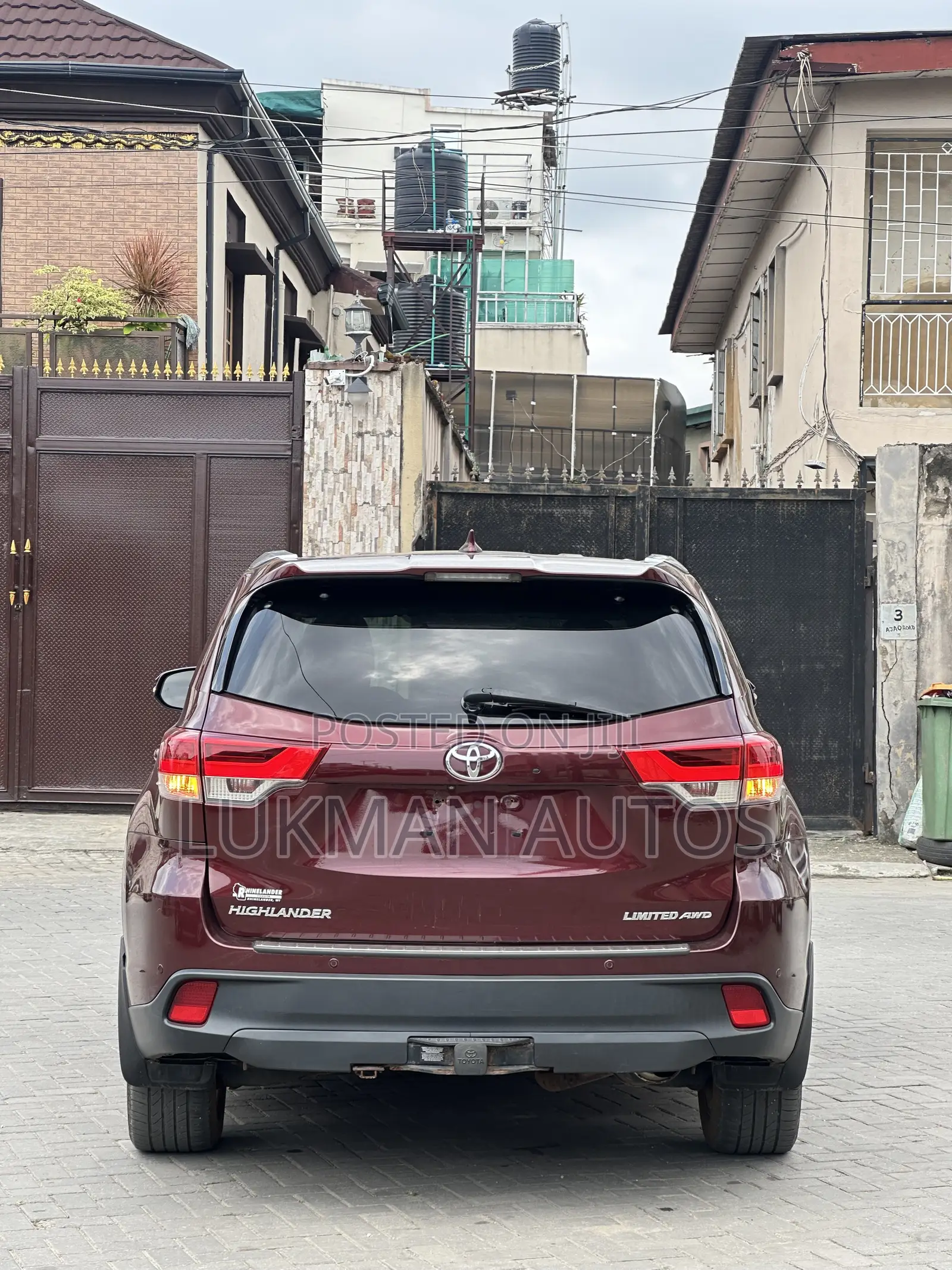Toyota Highlander Limited 4dr SUV (3.5L 6cyl 6A) 2014 Red