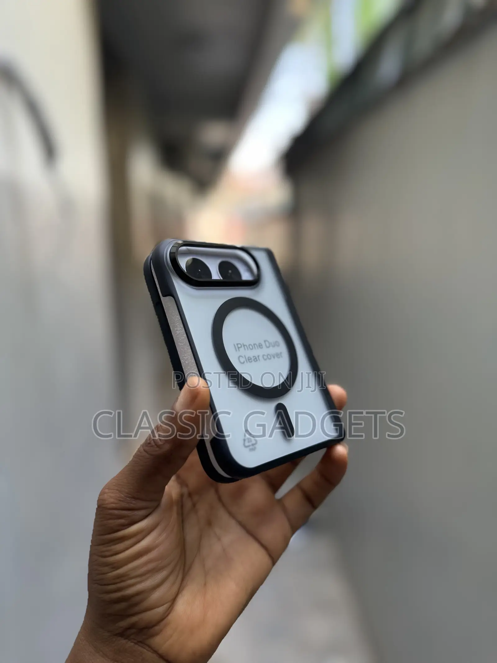 Ultra Thin Translucent Magnet Case for iPhone Duo