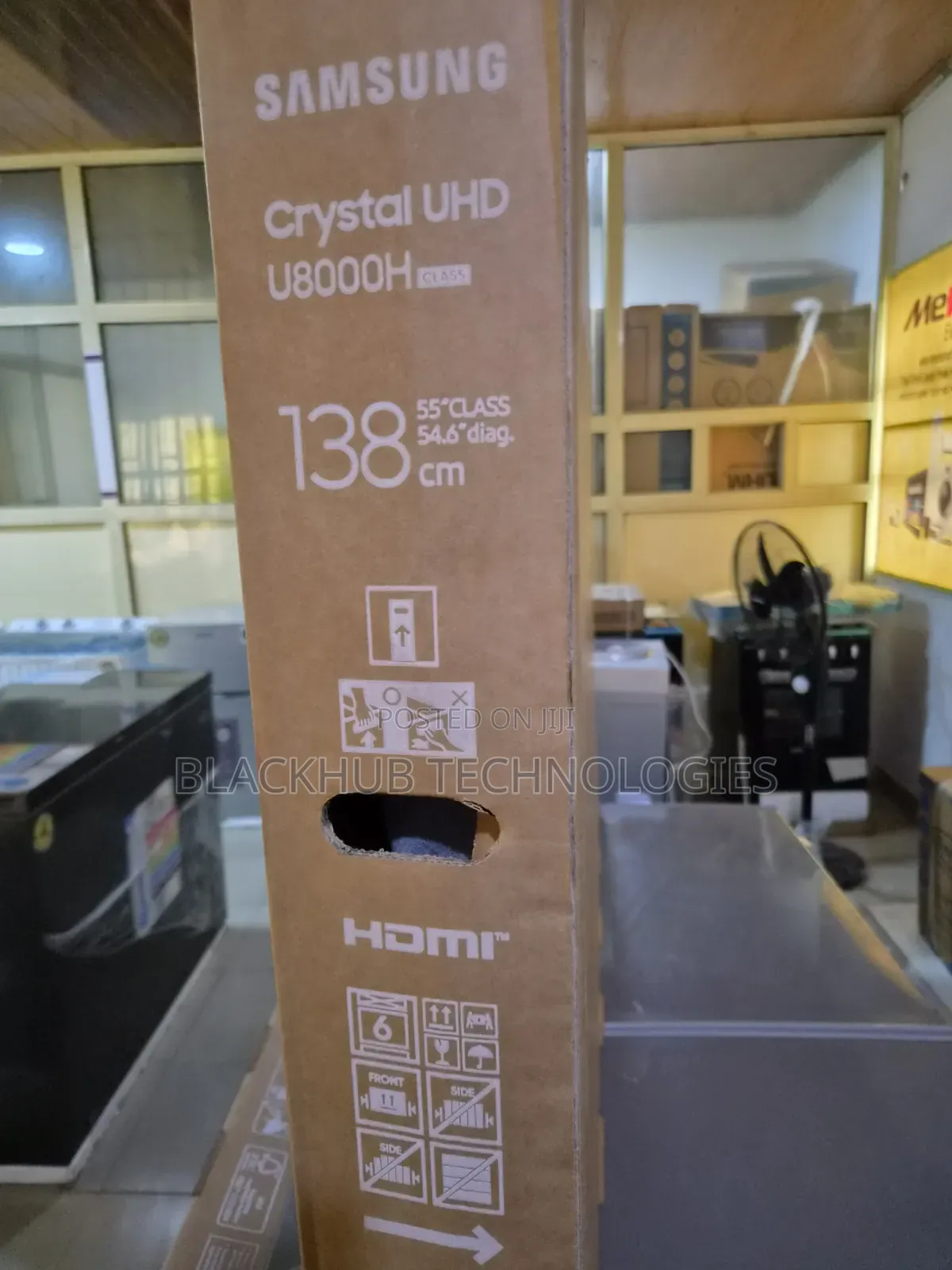 Samsung Crystal Uhd Smart TV, 55 Inches, Ua55u8000hu Class