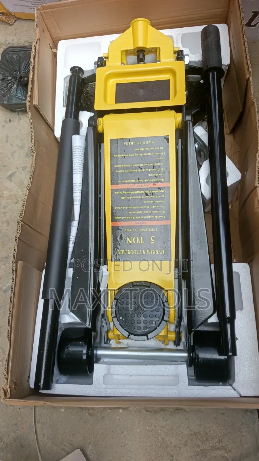 5-Ton Hydraulic Floor Jack Heavy Duty
