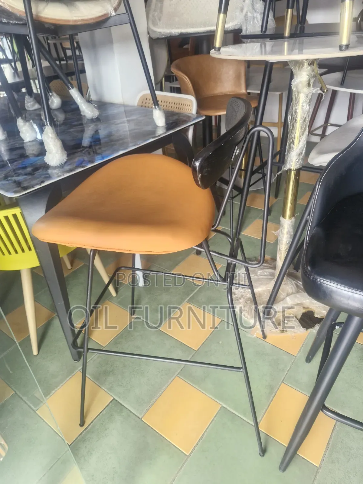 Premium Modern Bar Stool for Kitchen Island, Dining Bar, Cafe & Lounge