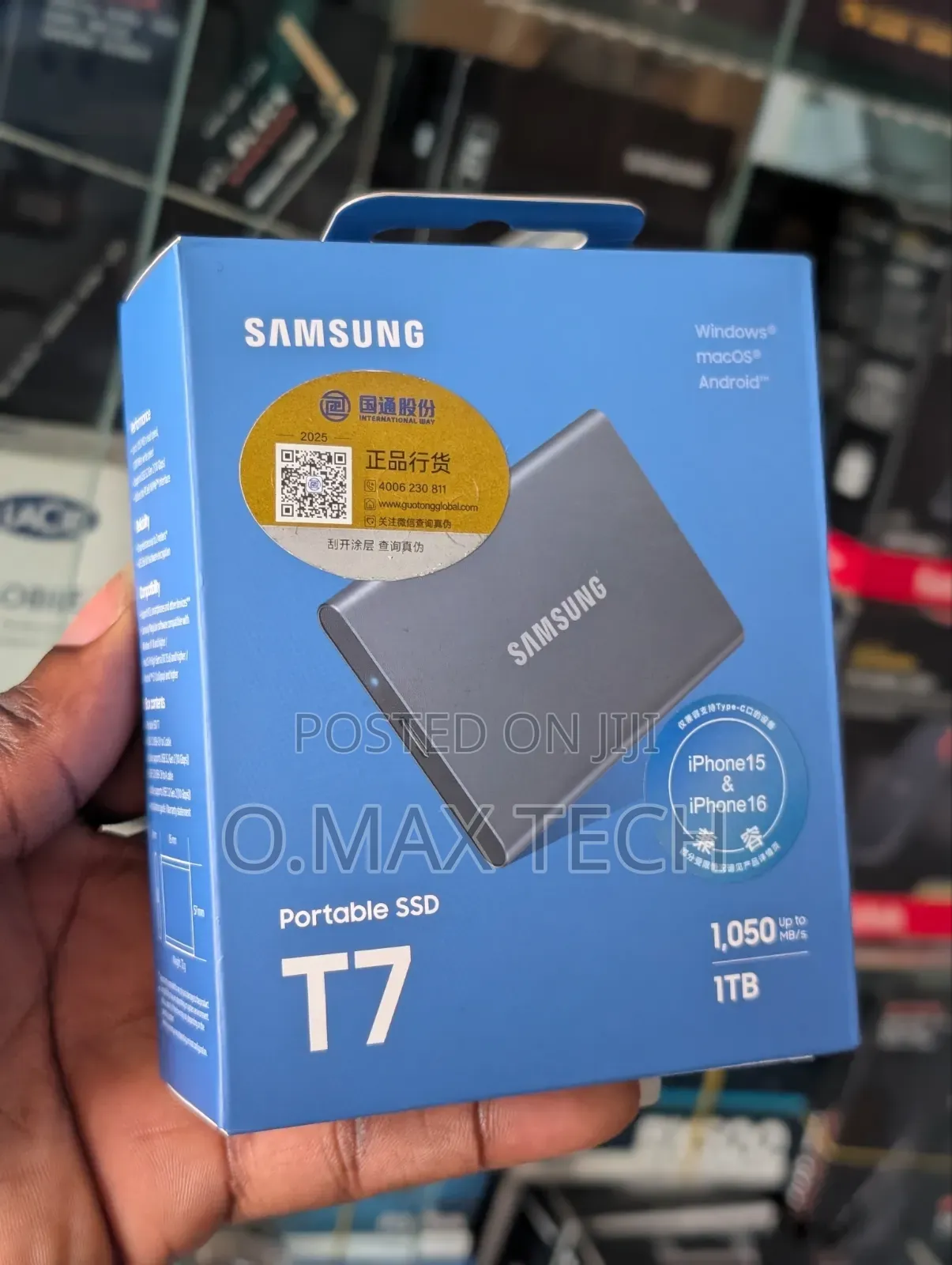Samsung T7 Shield 1TB 1050mb/S SSD
