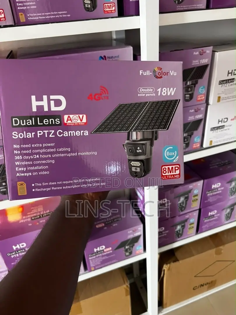 Solar Dual Lens PTZ Camera ( SD650 Pro). High Performance (AOV)