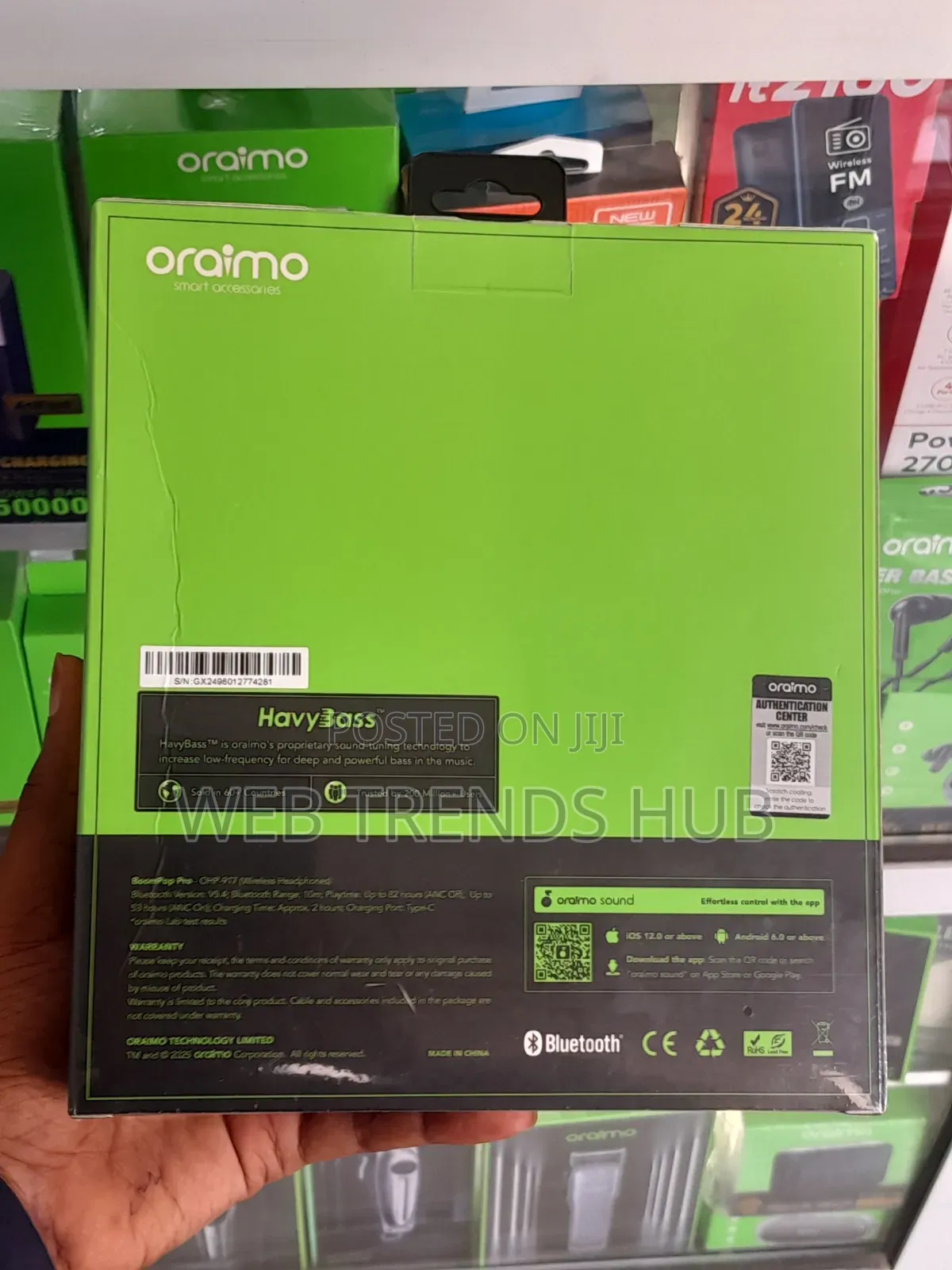 Oraimo BoomPop Pro Wireless Headphones