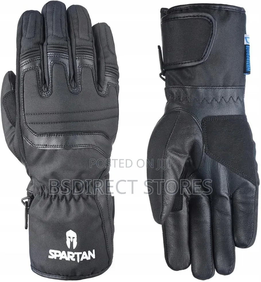 Oxford Spartan Black Waterproof Motorbike Motorcycle Waterproof Gloves