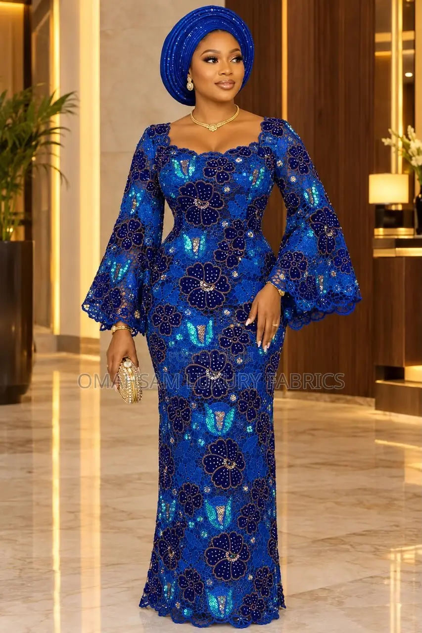 Velvet Sequins Lace