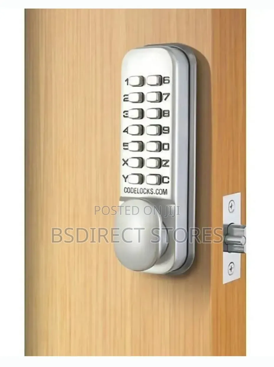 Yale Locks Push Button Door Lock Chrome Finish Hold Open Function
