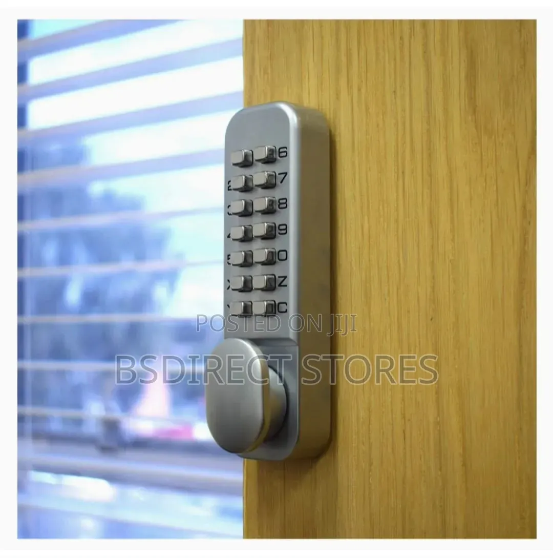 Yale Locks Push Button Door Lock Chrome Finish Hold Open Function