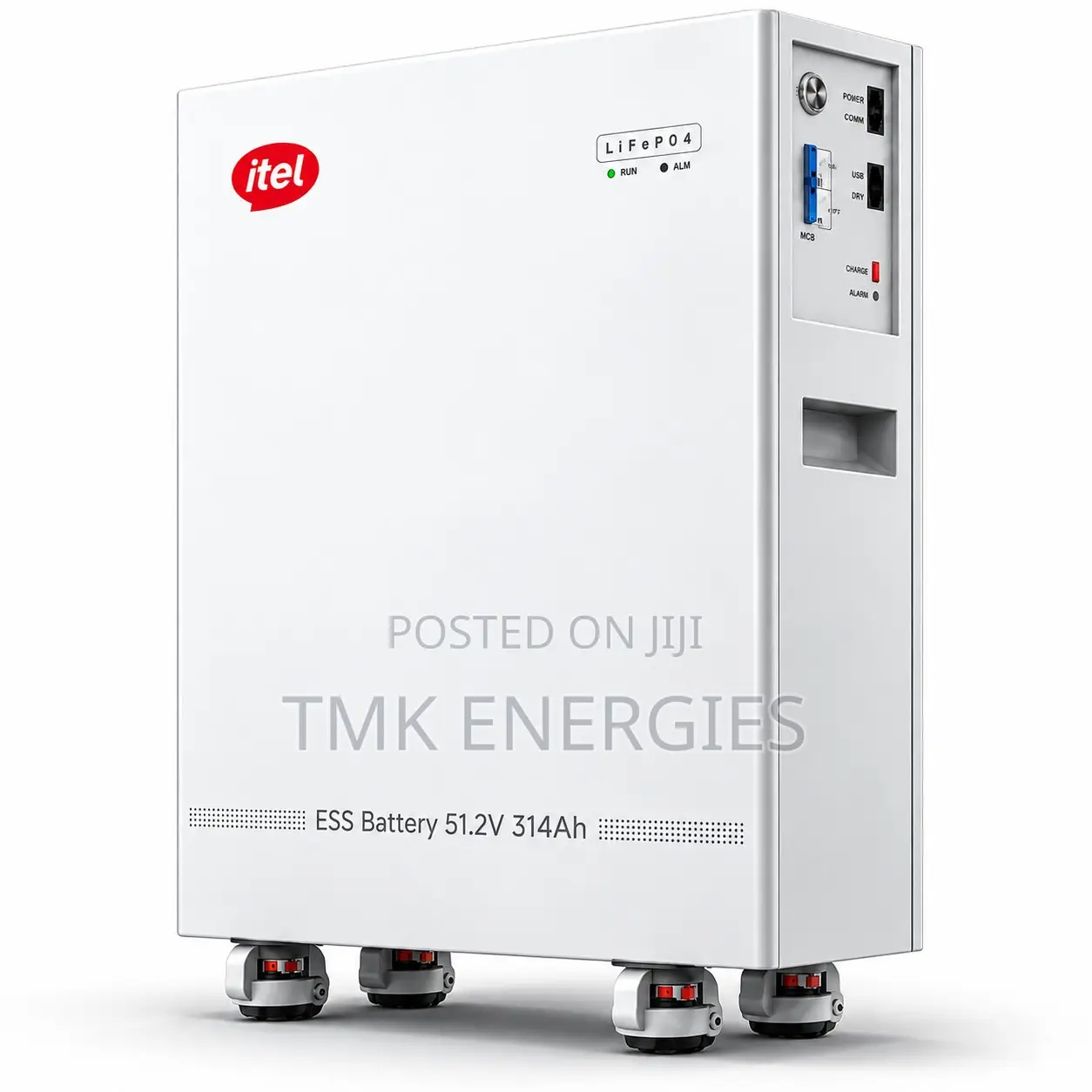 Itel Energy 16kWh 51.2V 314Ah LiFePO4 Lithium Battery