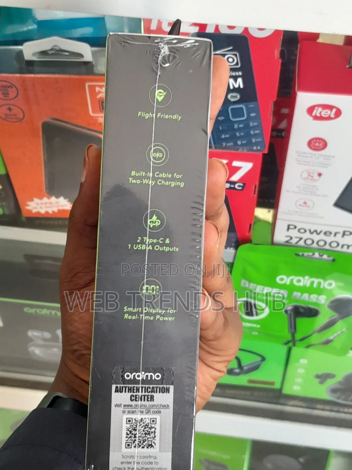 Oraimo 20000mAh PowerNova L21 30W Fast Charge Power Bank