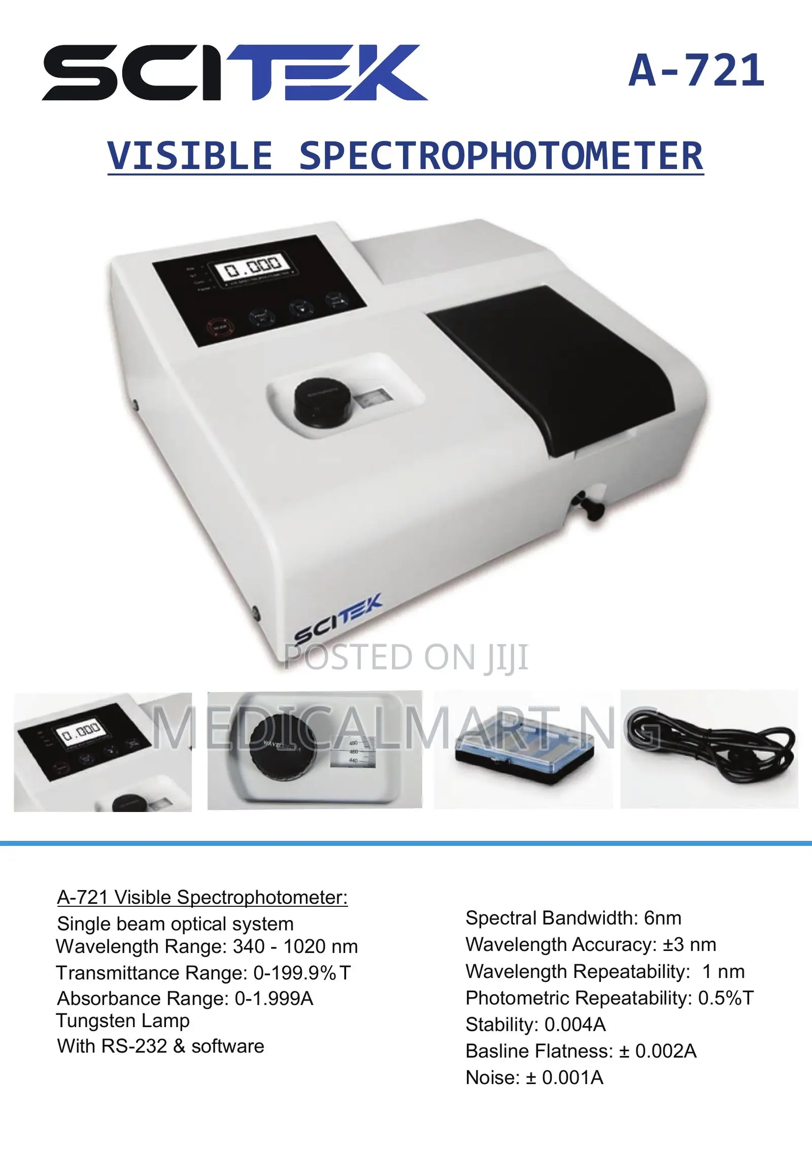 Visible Spectrometer 721