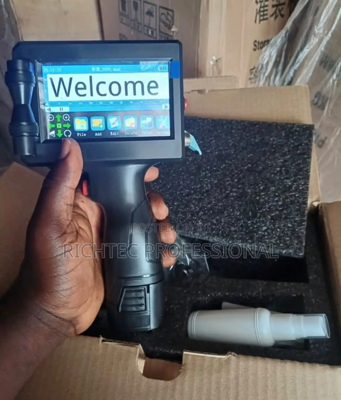 Handheld Intelligent Inkjet Coding Machine / Batch Number Printer