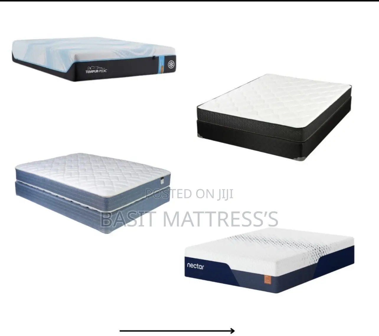 Luxurious Imported Hybrid Spring Mattress 4x6,5x6,6x6,6x7 Pay on Dlvry