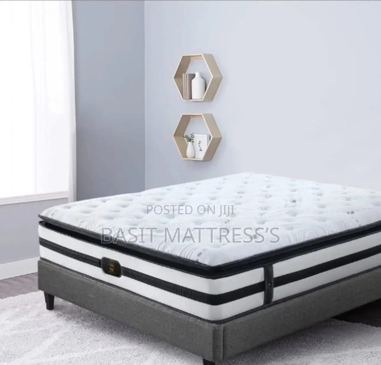 Luxurious Imported Hybrid Spring Mattress 4x6,5x6,6x6,6x7 Pay on Dlvry