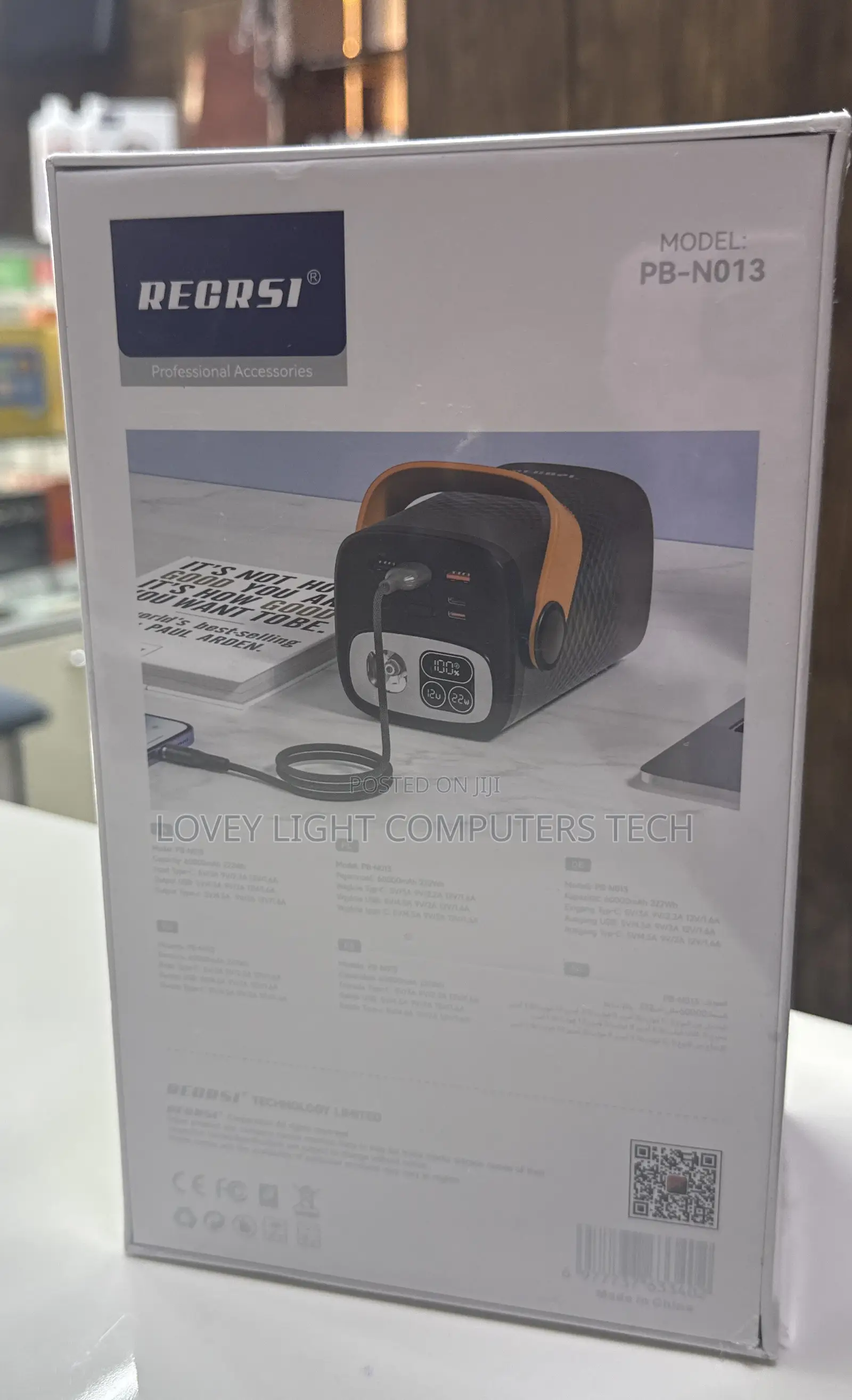 RECRSI PB-N013/N011 6000mAh Power Bank