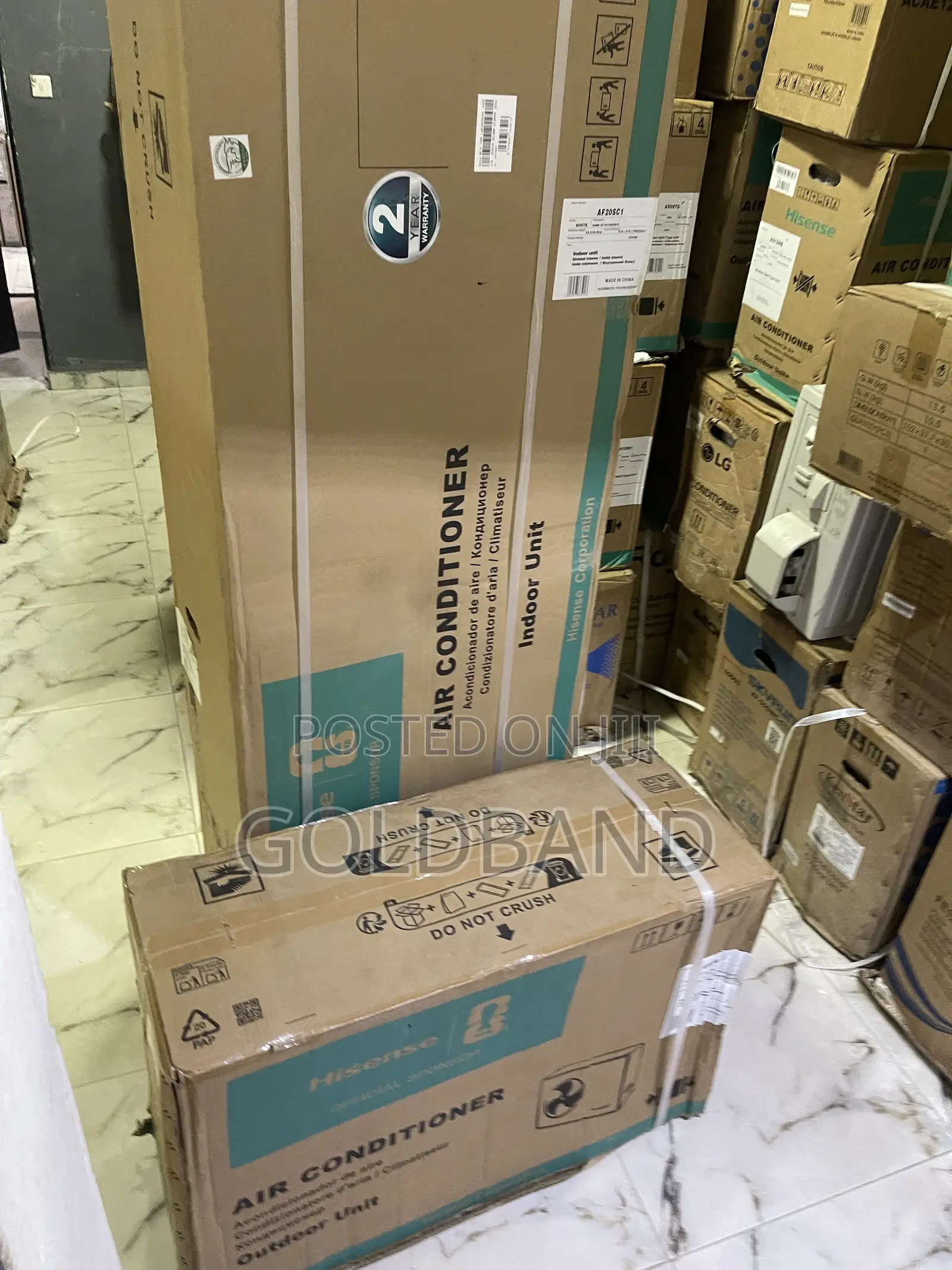 Stylish Indoor Cooling With Hisense 2 Tons Non-Inverter Standing AC