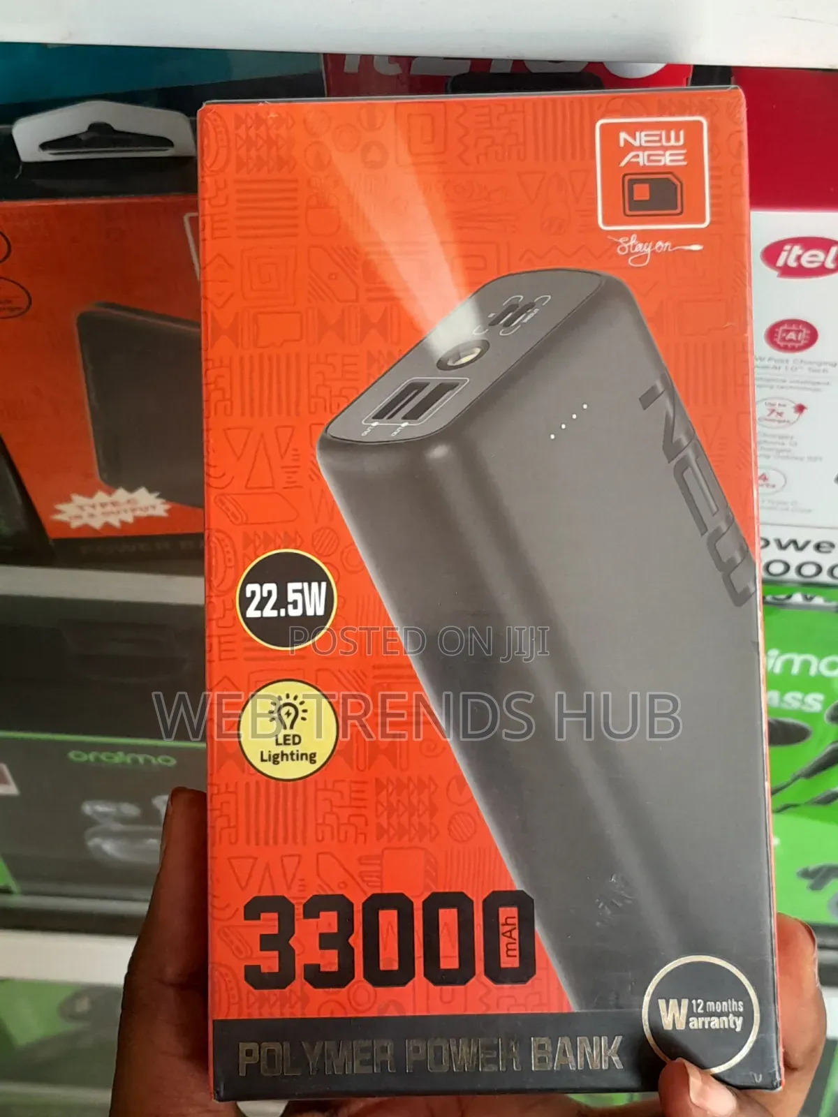New Age 33000mAh Turbo Ultra 3 Fast Charge Power Bank