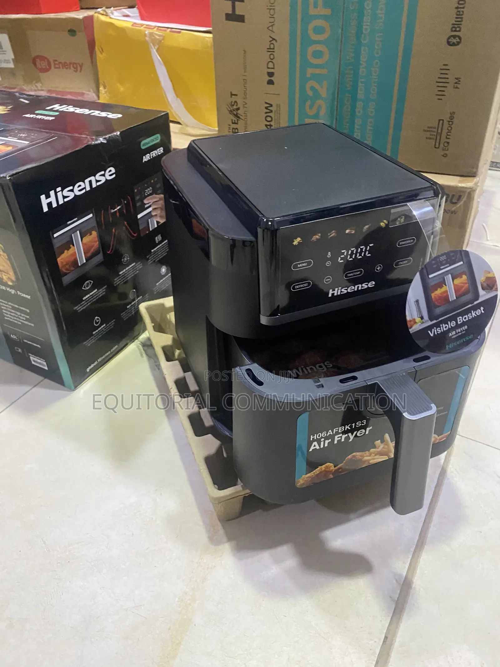 Hisense H06FBK1S3 6.3L Air Fryer 1700W for Chicken