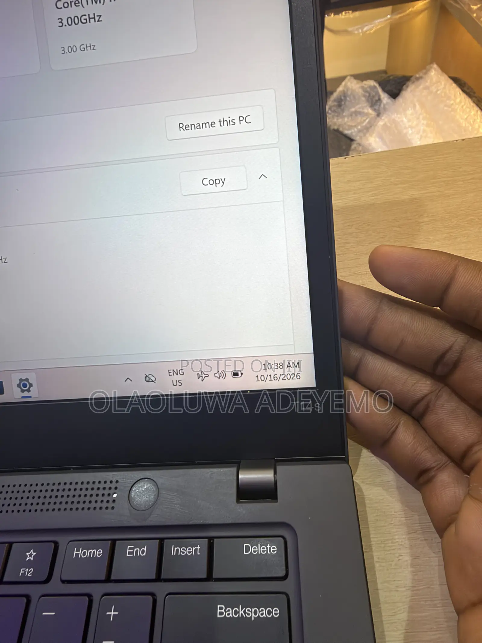 Laptop Lenovo ThinkPad T14 16GB Intel Core i7 SSD 512GB