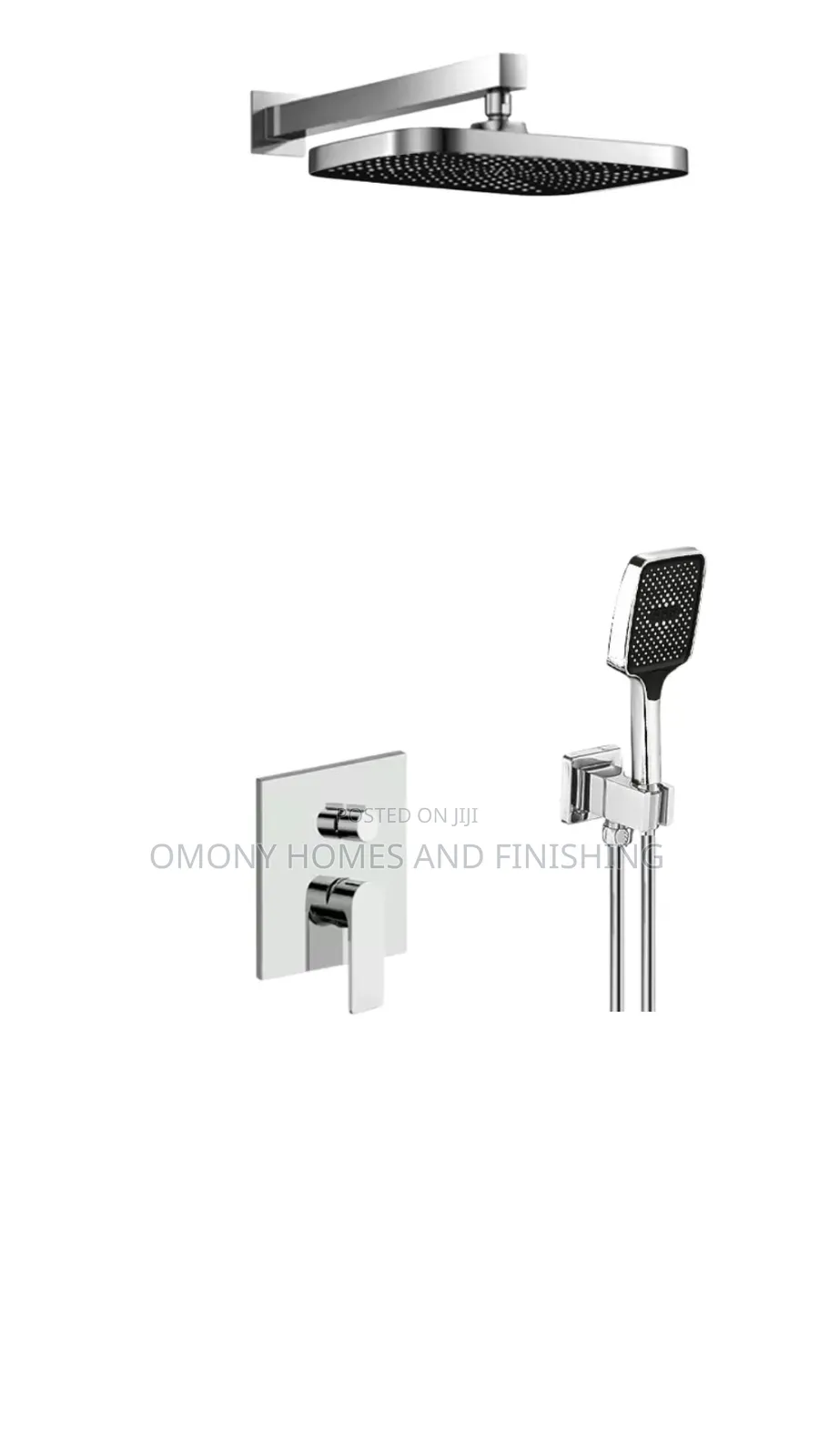 Alinda Chrome Concealed Four Ways Mixer Set