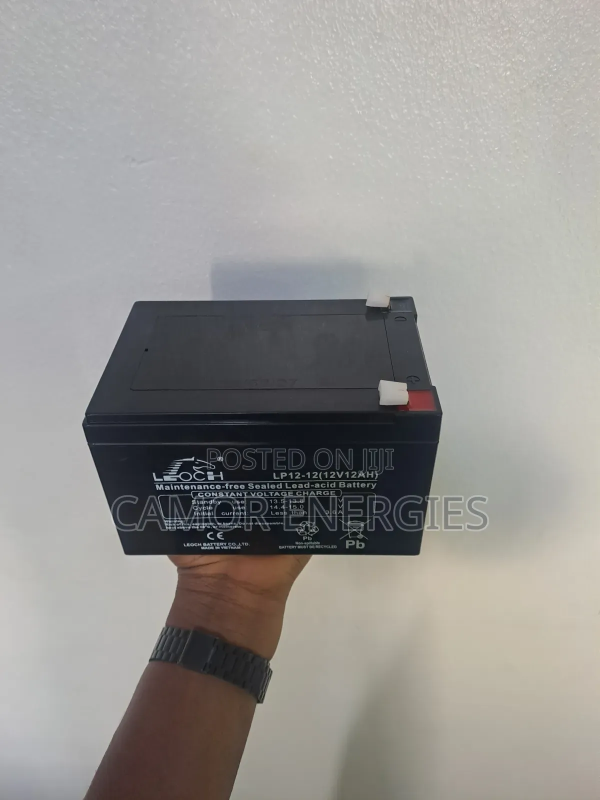 Leoch 12V 26Ah UPS Battery | 1-Year Warranty | for Solar Generator