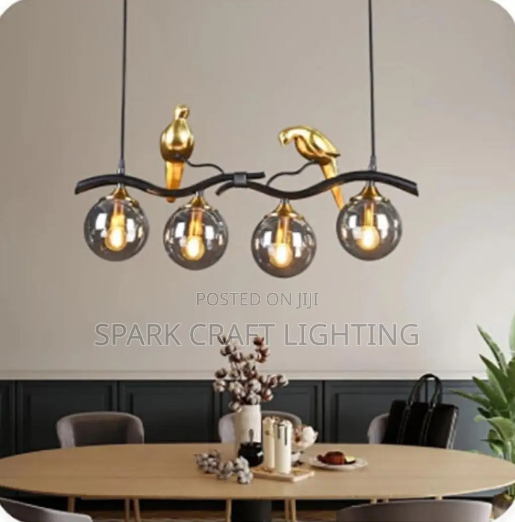 Luxury Golden Bird Modern Pendant Light