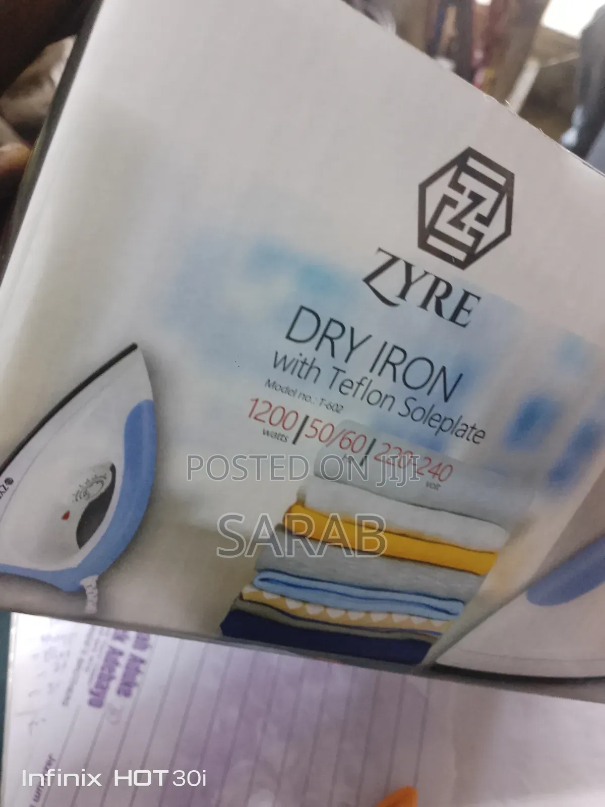 Dry Iron With Teflon