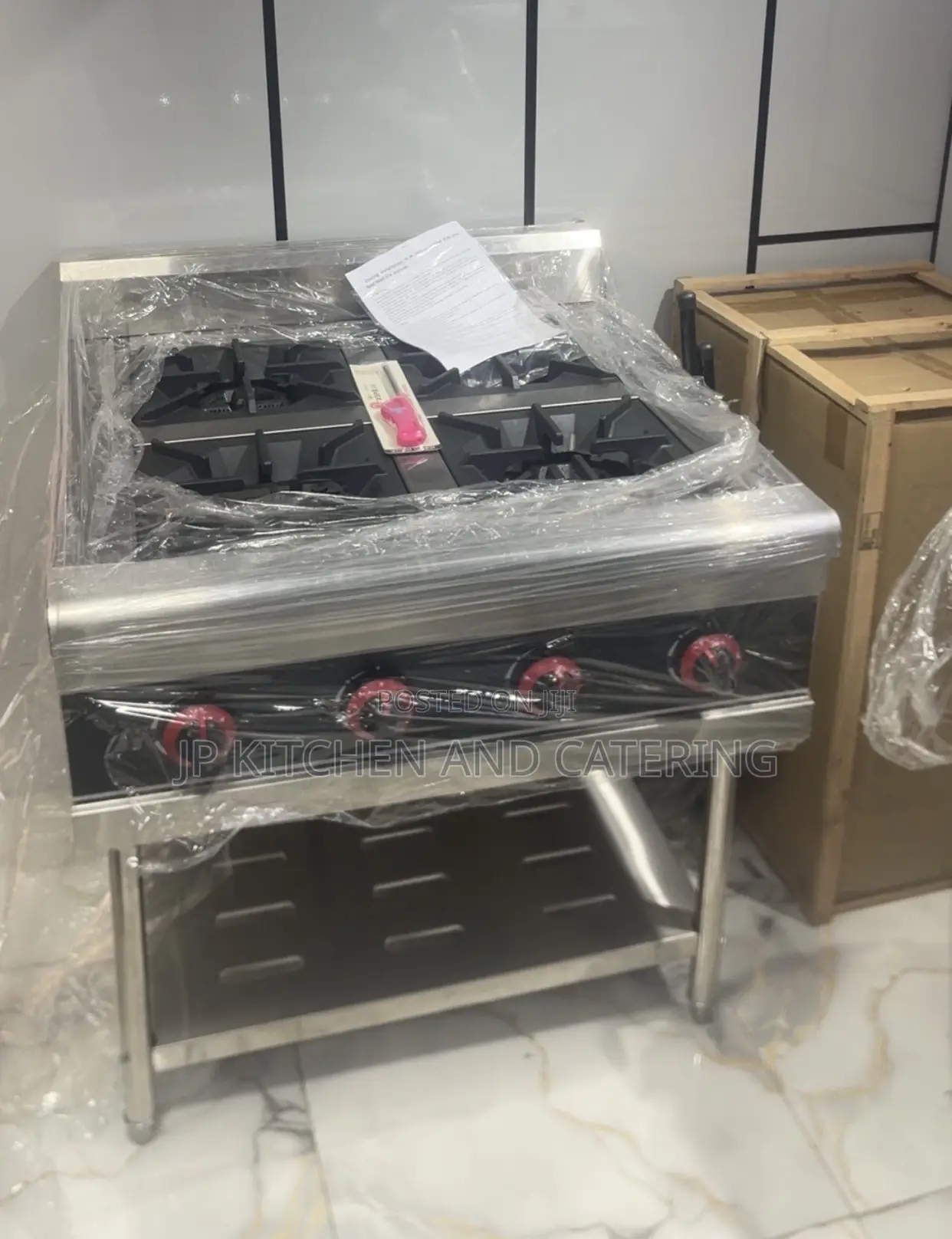 4-Burner Gas Cooker Without Oven