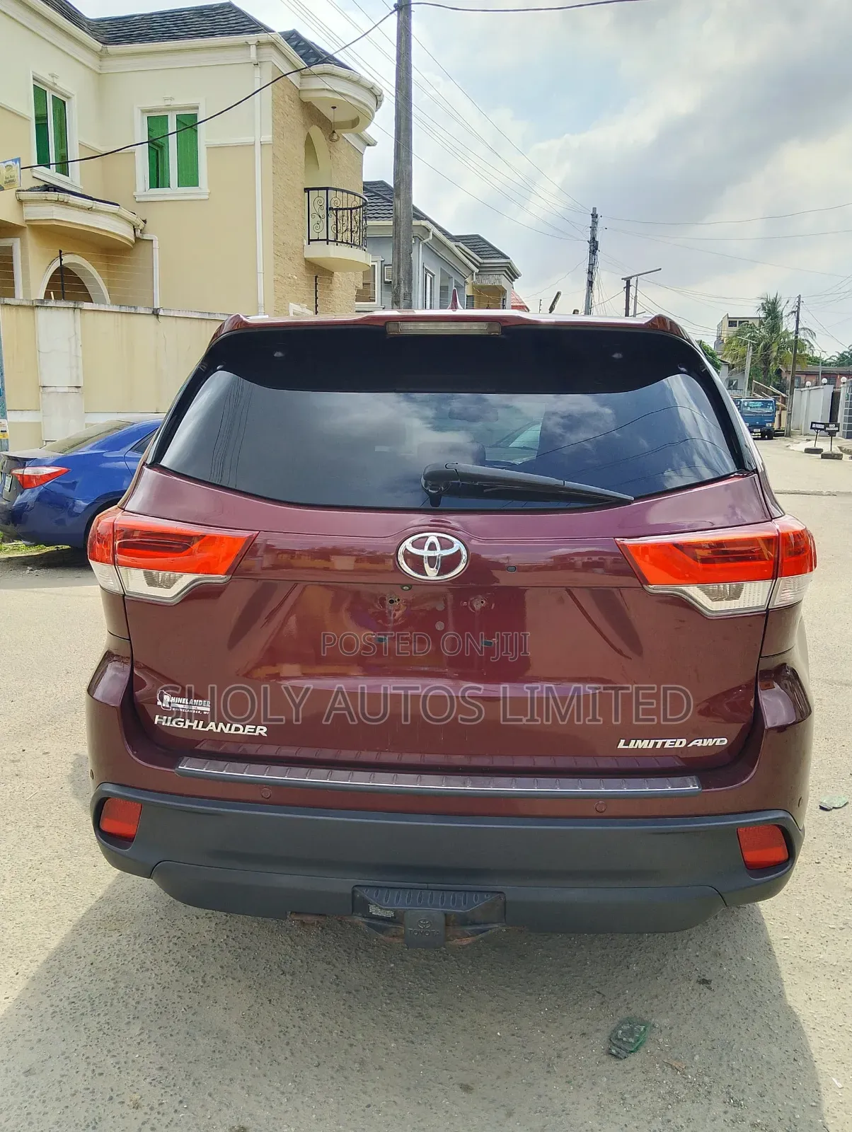 Toyota Highlander Limited 4dr SUV AWD (3.5L 6cyl 6A) 2014 Red