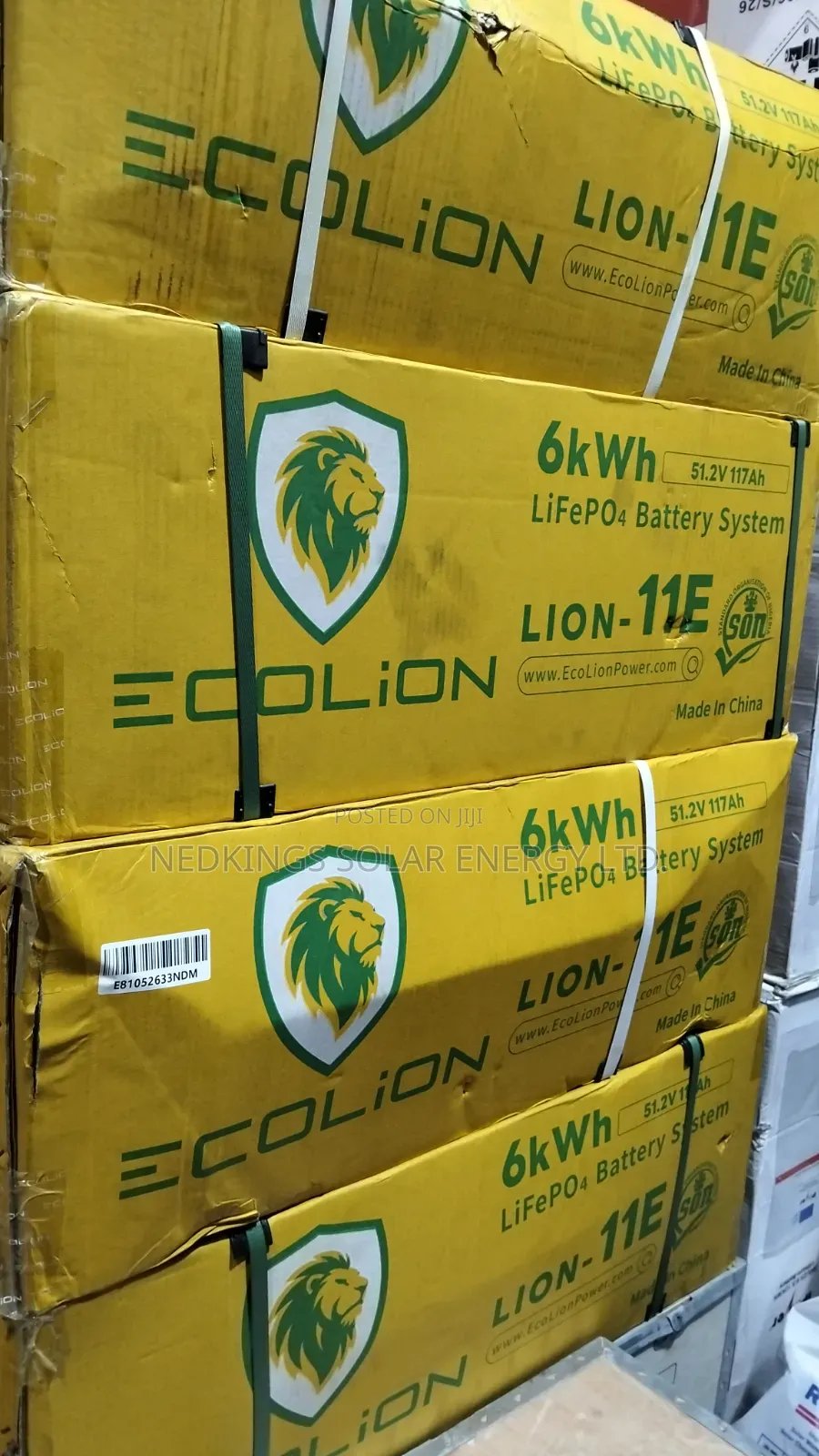 6kwh 48V EcoLion Lithium Battery