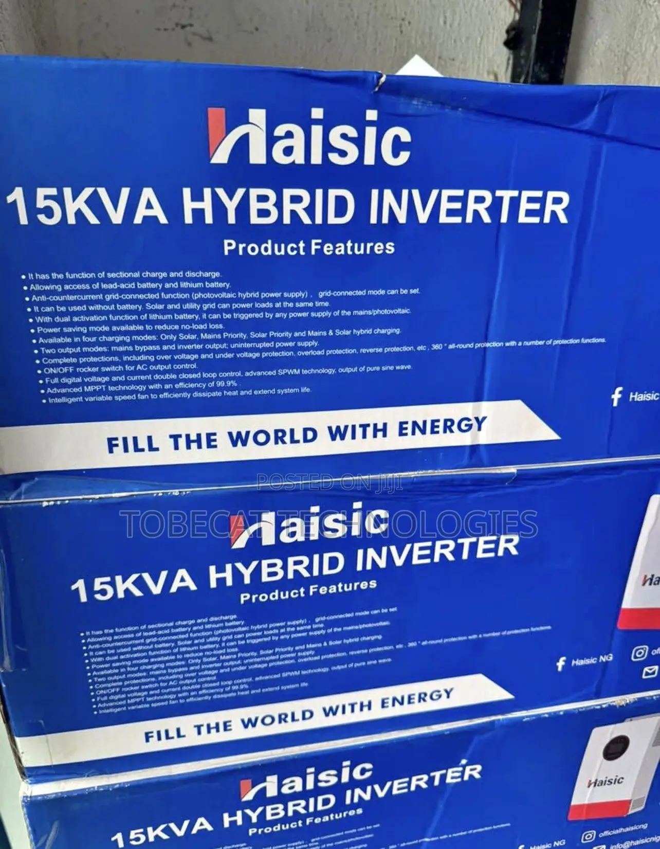 Hasic 15Kva 48V Hybrid Inverter