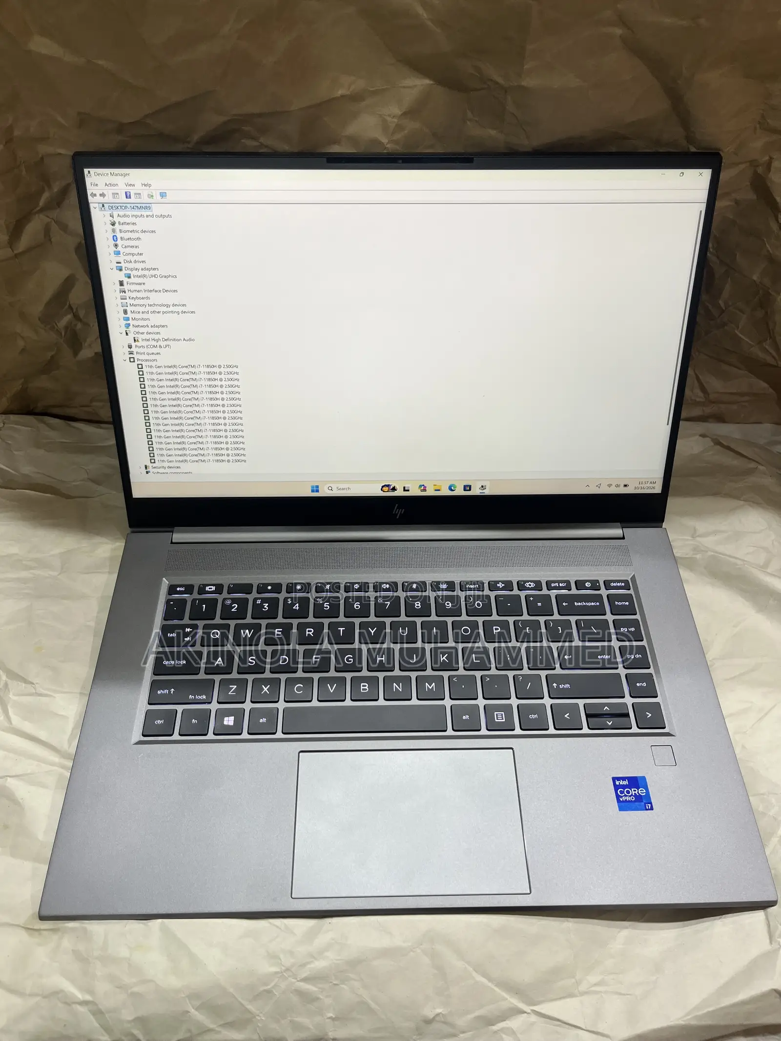 Laptop HP ZBook Studio G8 32GB Intel Core i7 SSD 512GB