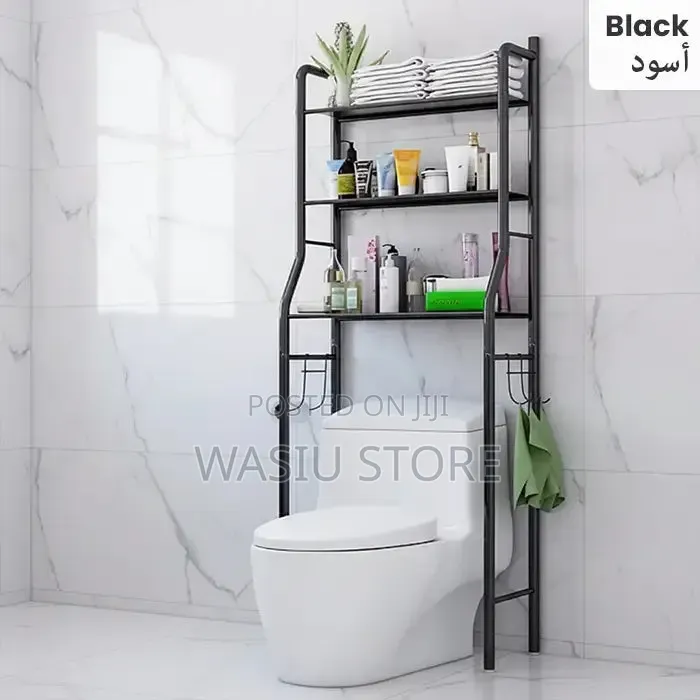 3-Tier Over-the-Toilet Bathroom Storage Rack/Shelf Organizer