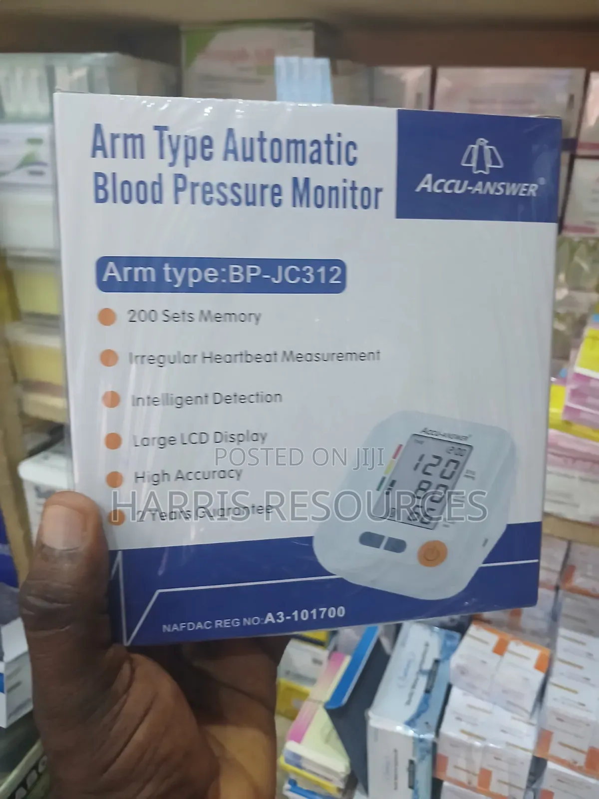 ACCU-ANSWER Arm Type Automatic Blood Pressure Monitor