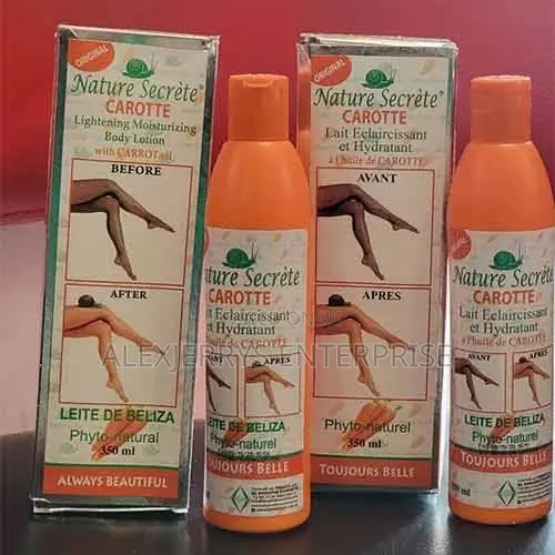 Nature Secrete Carrot Oil Body Lotion – Clarifying & Hydrating