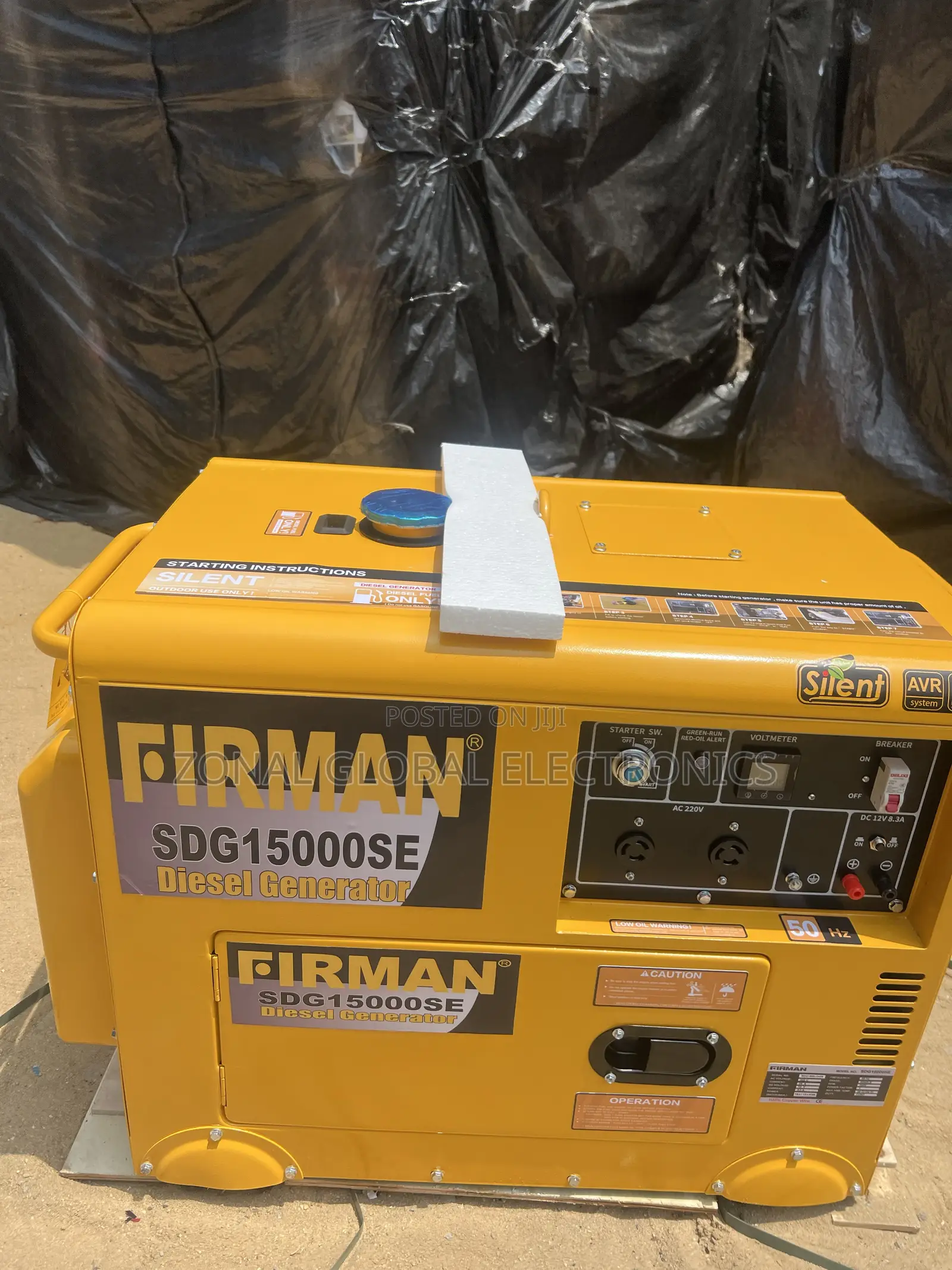 Firman Soundproof Diesel Generator 12kva 100% Copper Coil
